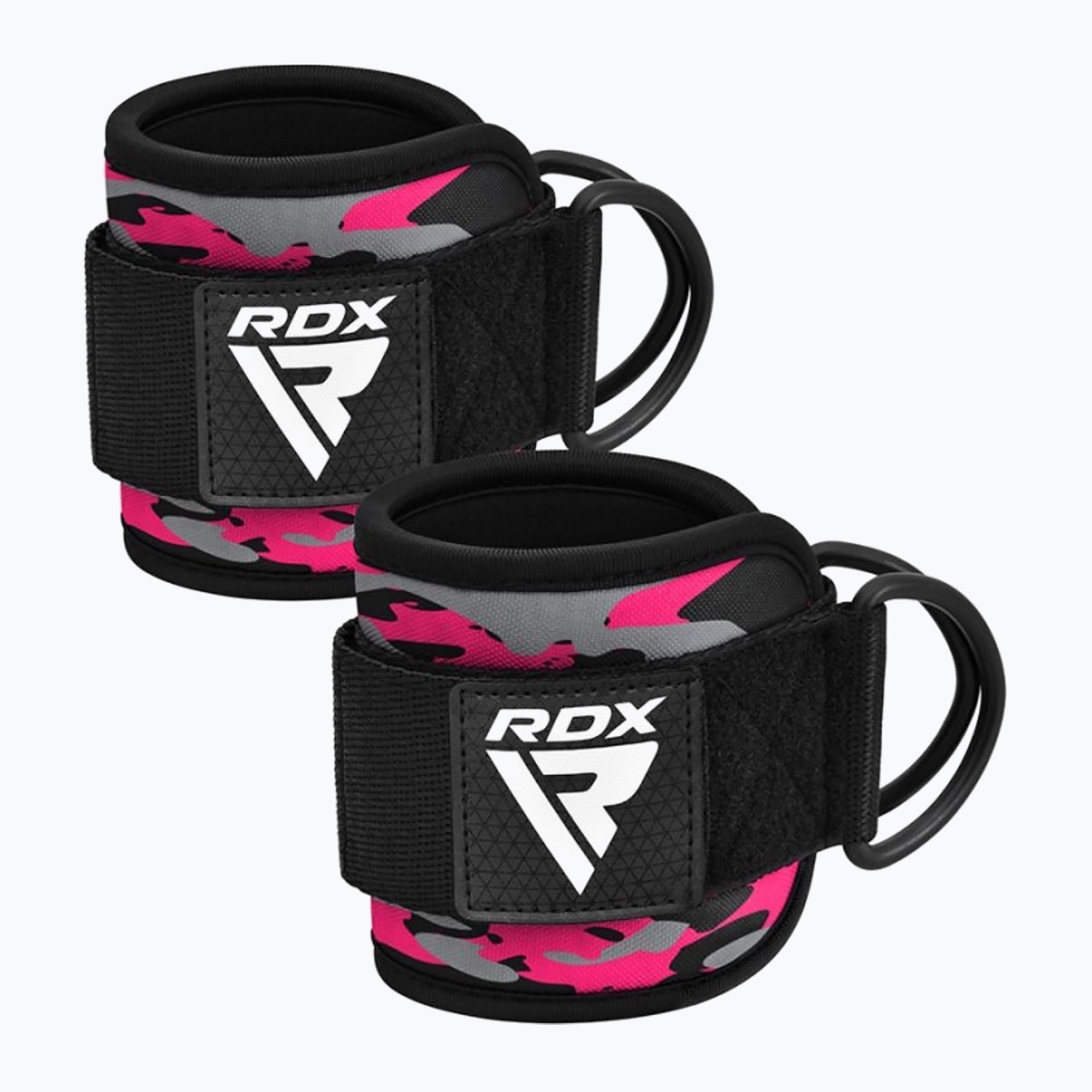 RDX A4 Cinghie di aggancio alla caviglia per macchine a cavo da palestra rosa (A4 Ankle Straps For Gym Cable Machine WAN-A4CP-P)