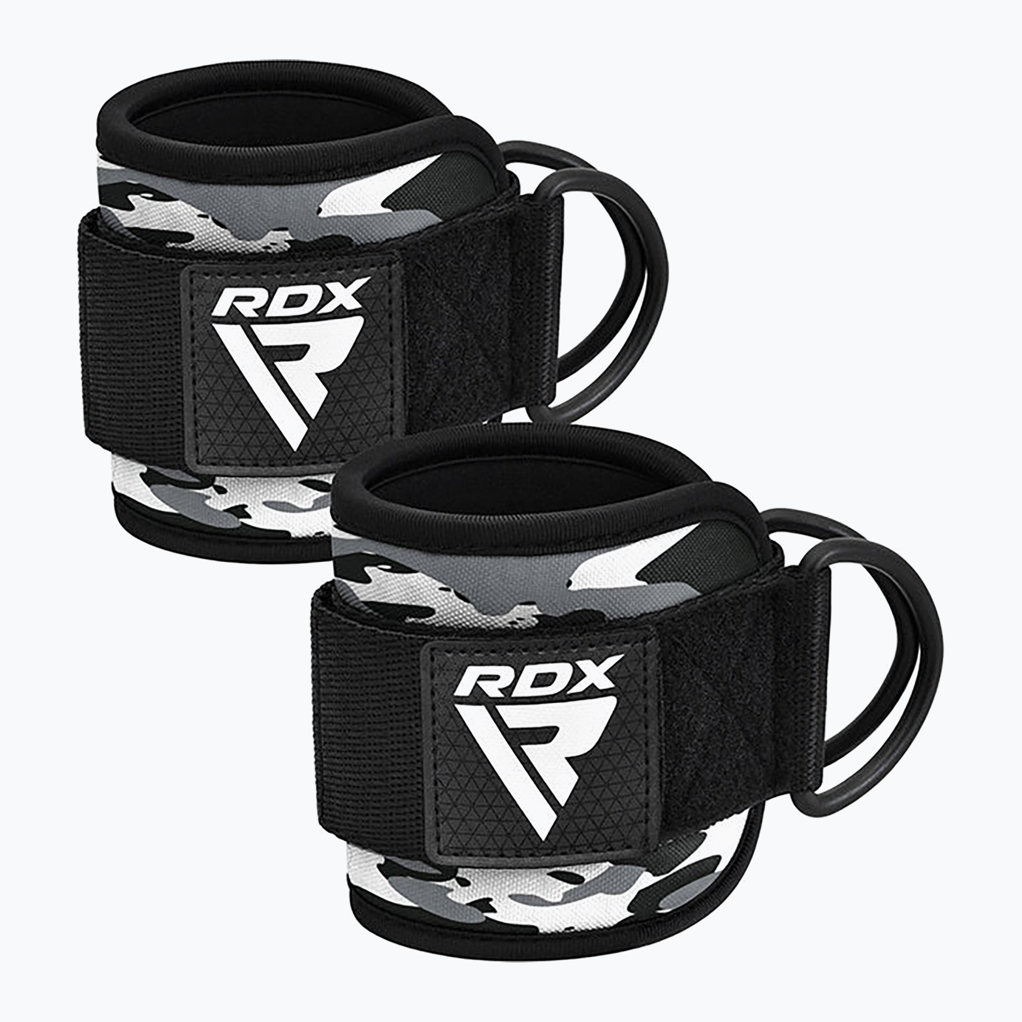 RDX A4 Cinghie di aggancio alla caviglia per macchine a cavo da palestra grigio (A4 Ankle Straps For Gym Cable Machine WAN-A4CG-P)