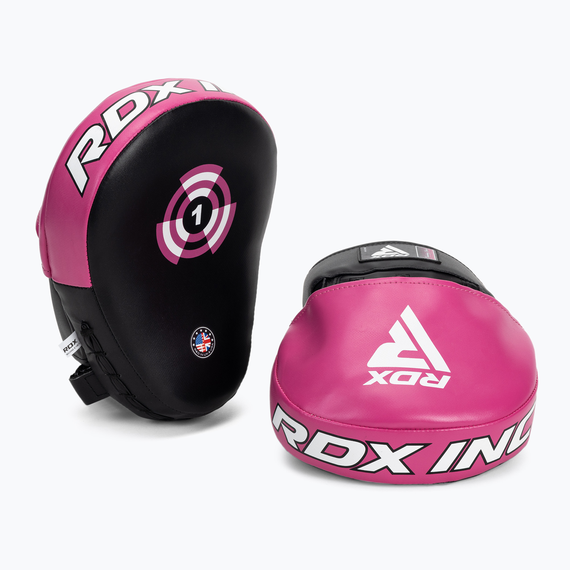 Dischi da allenamento RDX Focus Pad T1 rosa/nero (Focus Pad T1 FPR-T1PB)