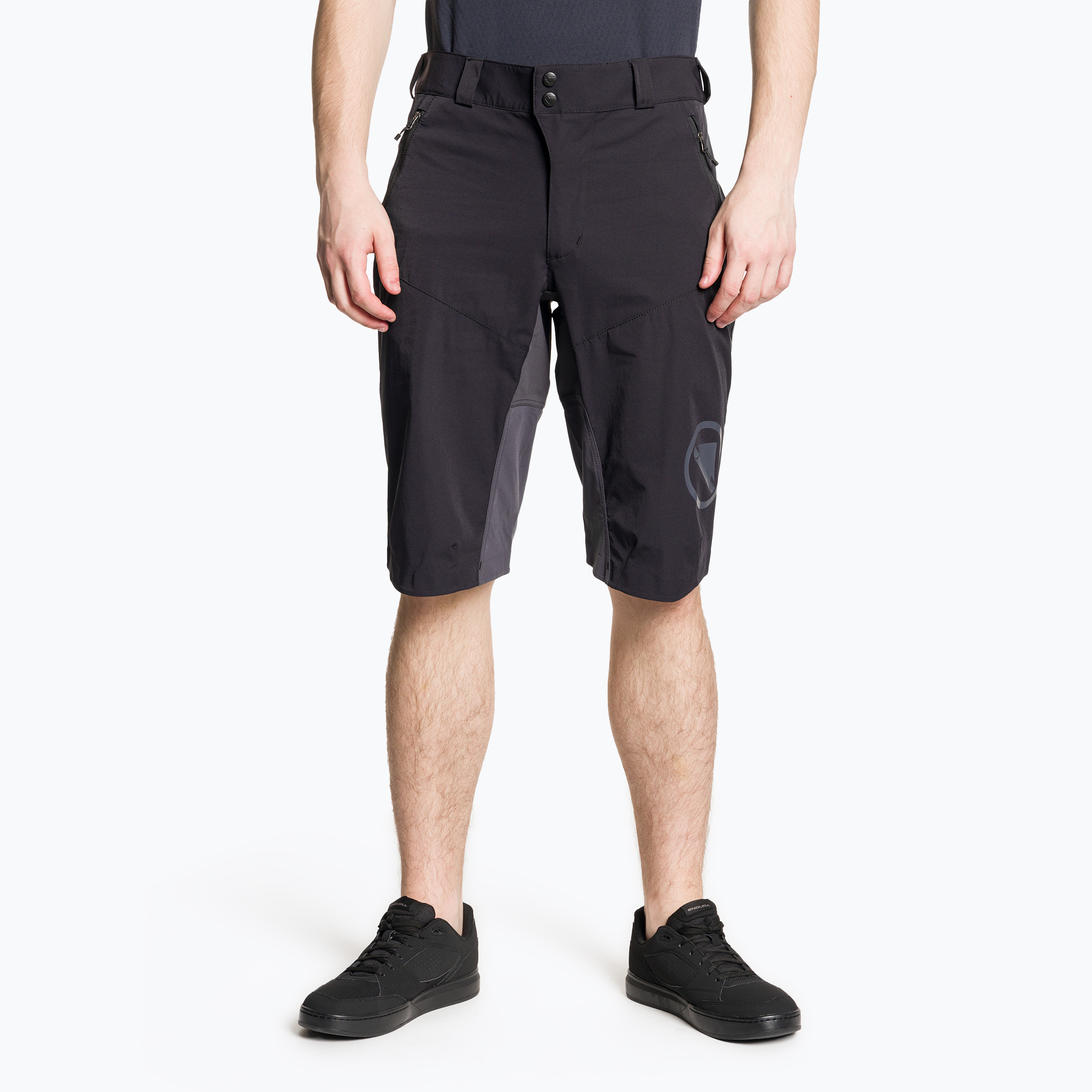 Pantaloncini da ciclismo Endura MT500 Spray da uomo, nero (S) (MT500 Spray Short E8101BK)