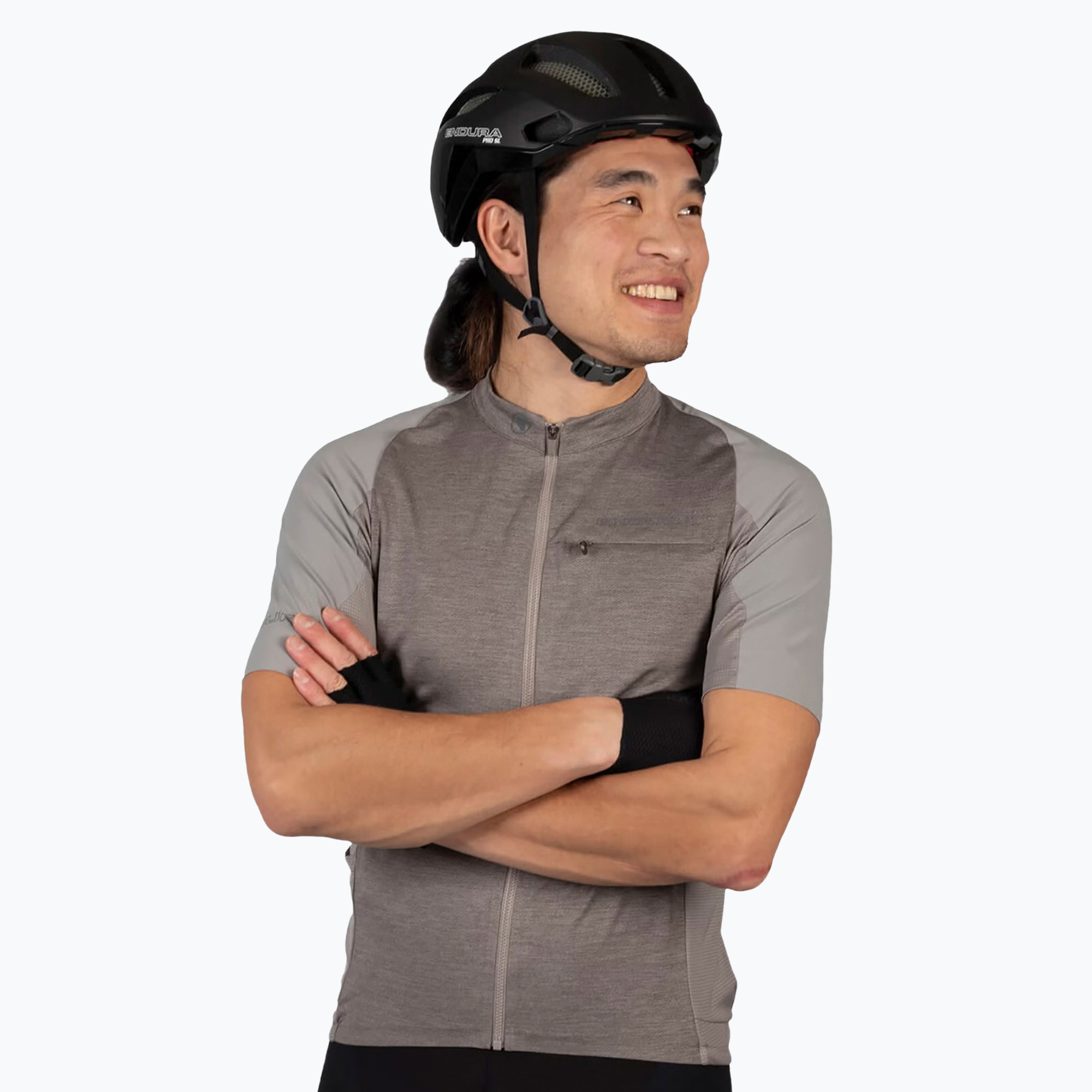 Maglia da ciclismo Endura GV500 Reiver S/S fossile da uomo (XL) (GV500 Reiver S/S E5085FO)