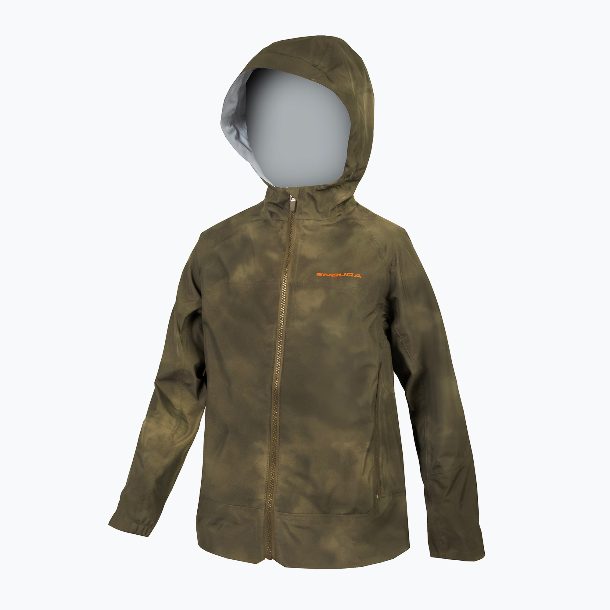 Endura MT500 impermeabile Jr giacca da ciclismo per bambini tweed verde (11-12) (MT500 Waterproof Jr E7166)