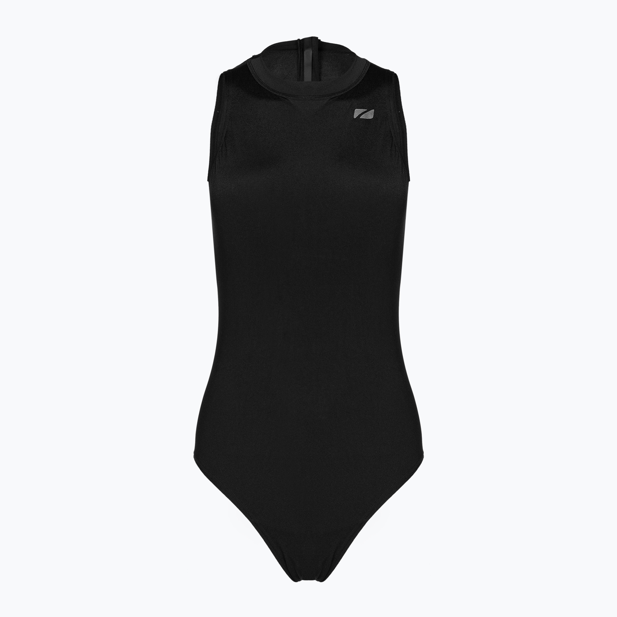 Costume intero da donna ZONE3 OWS Renew Collo alto nero (30) (OWS Renew High Neck SW22WOWSN101)