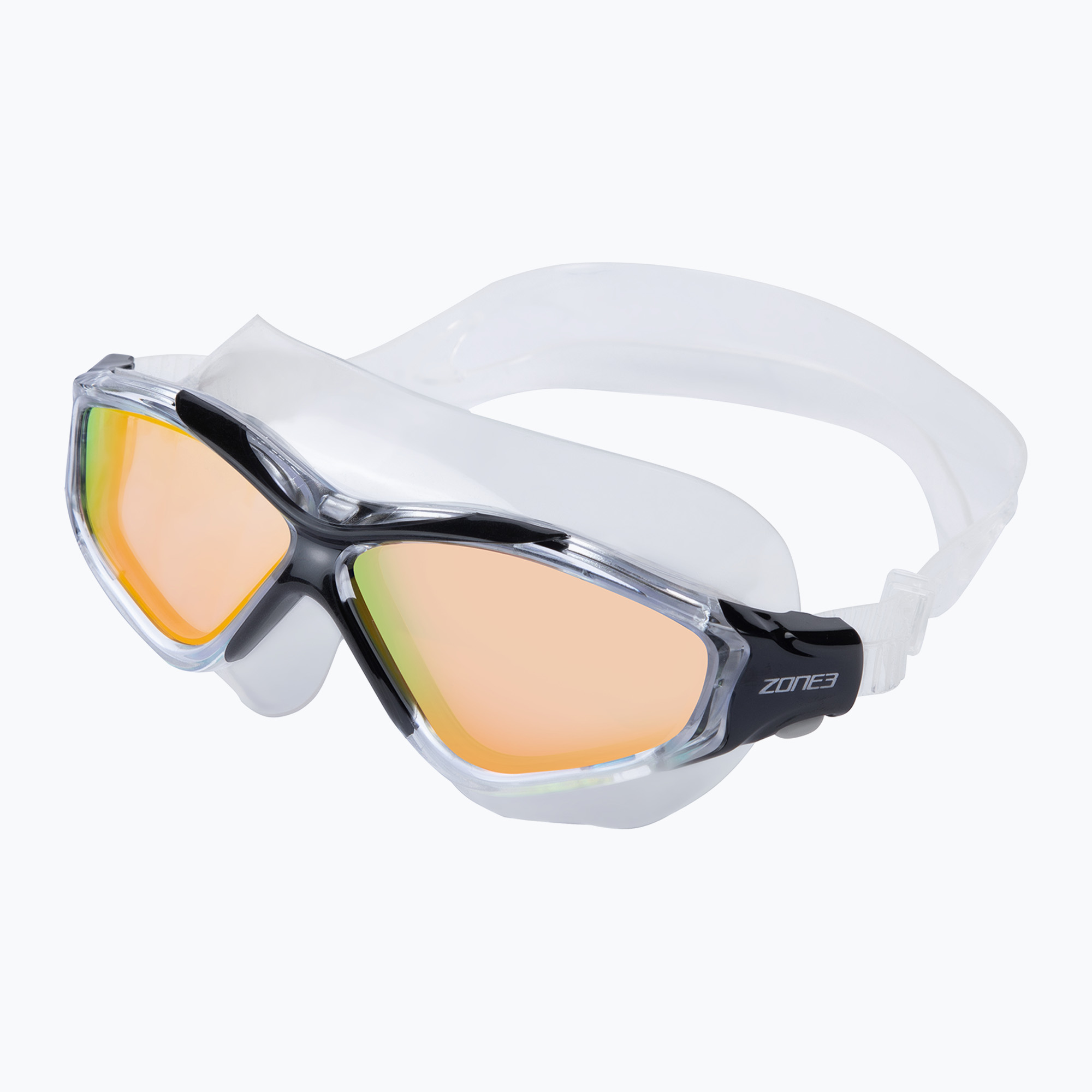 ZONE3 Vision Max specchio arcobaleno/maschera da nuoto nera
