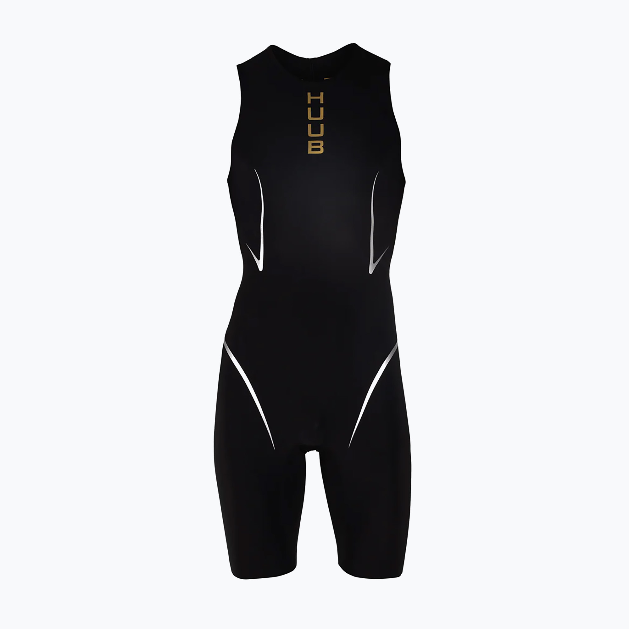 HUUB TC Performance Costume intero da uomo nero / oro (S) (TC Performance Swimskin TCPSS)