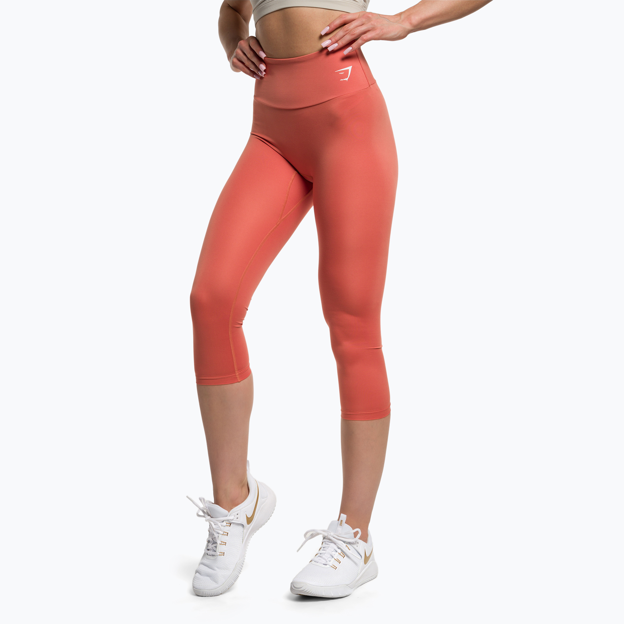 Leggings da allenamento Gymshark donna 7/8 terra arancione (XL) (Training 7/8 B1A1V-OBDL-BZ1)