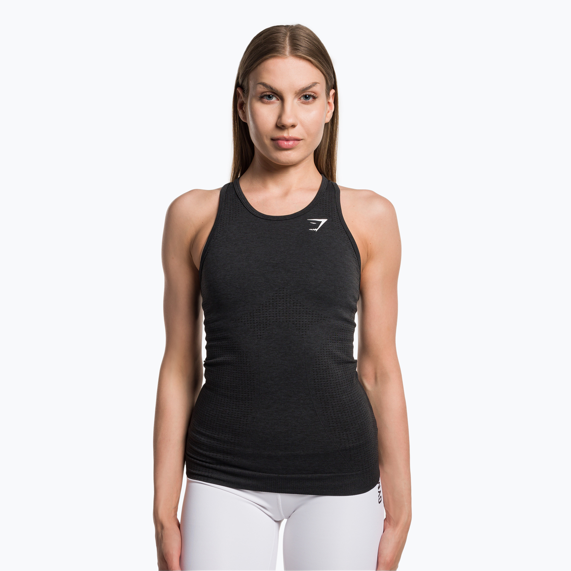 Canotta da allenamento da donna Gymshark Vital Seamless Tank grigio scuro (L) (Vital Seamless Tank B1A5U-BBF3-AI1)