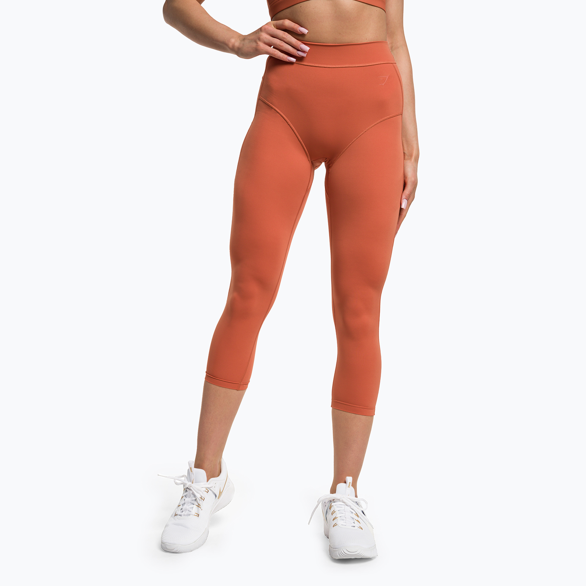 Leggings da allenamento da donna Gymshark KK Twins terra arancione