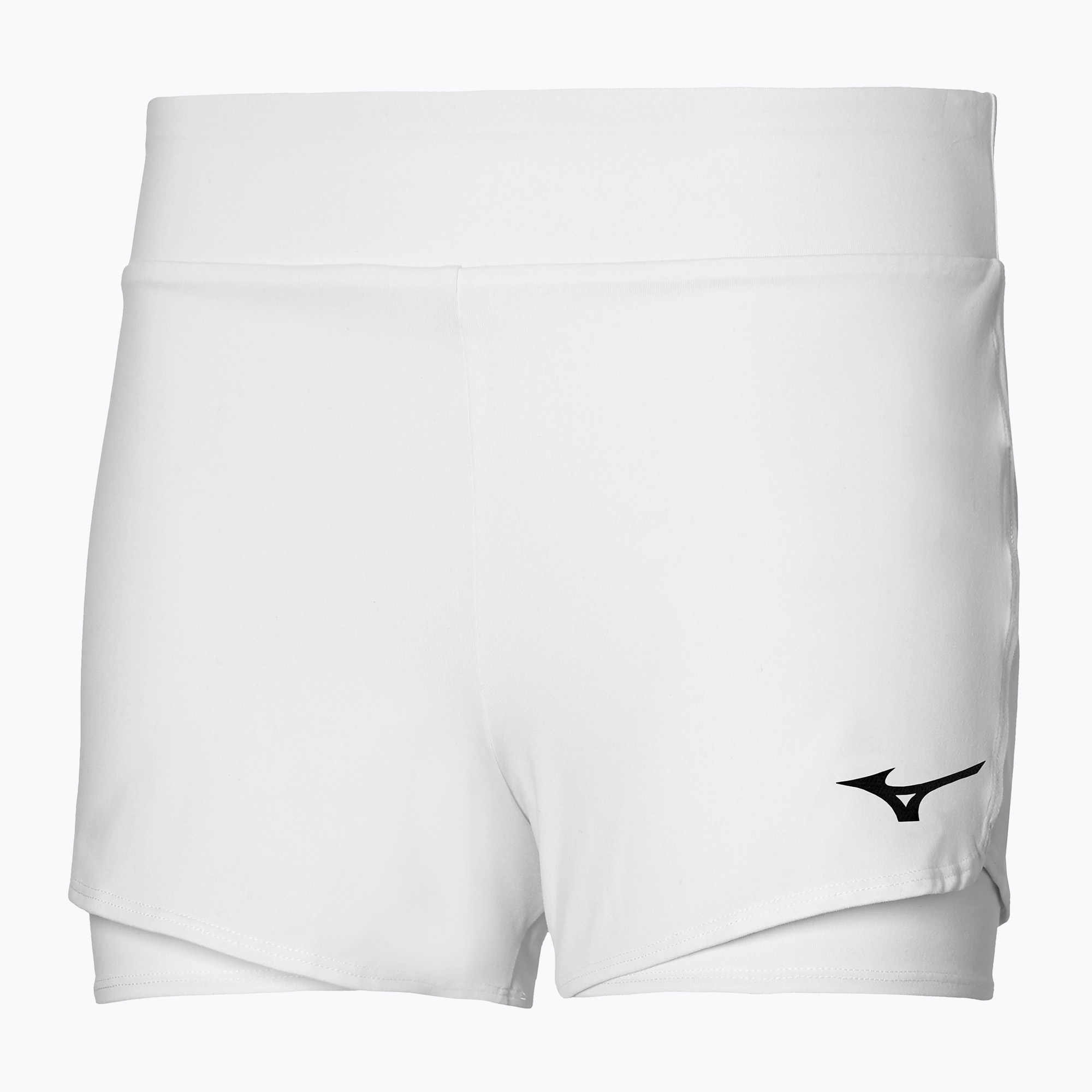 Pantaloncini da tennis da donna Mizuno Flex Short bianco (L) (Flex Short 62GB121501)