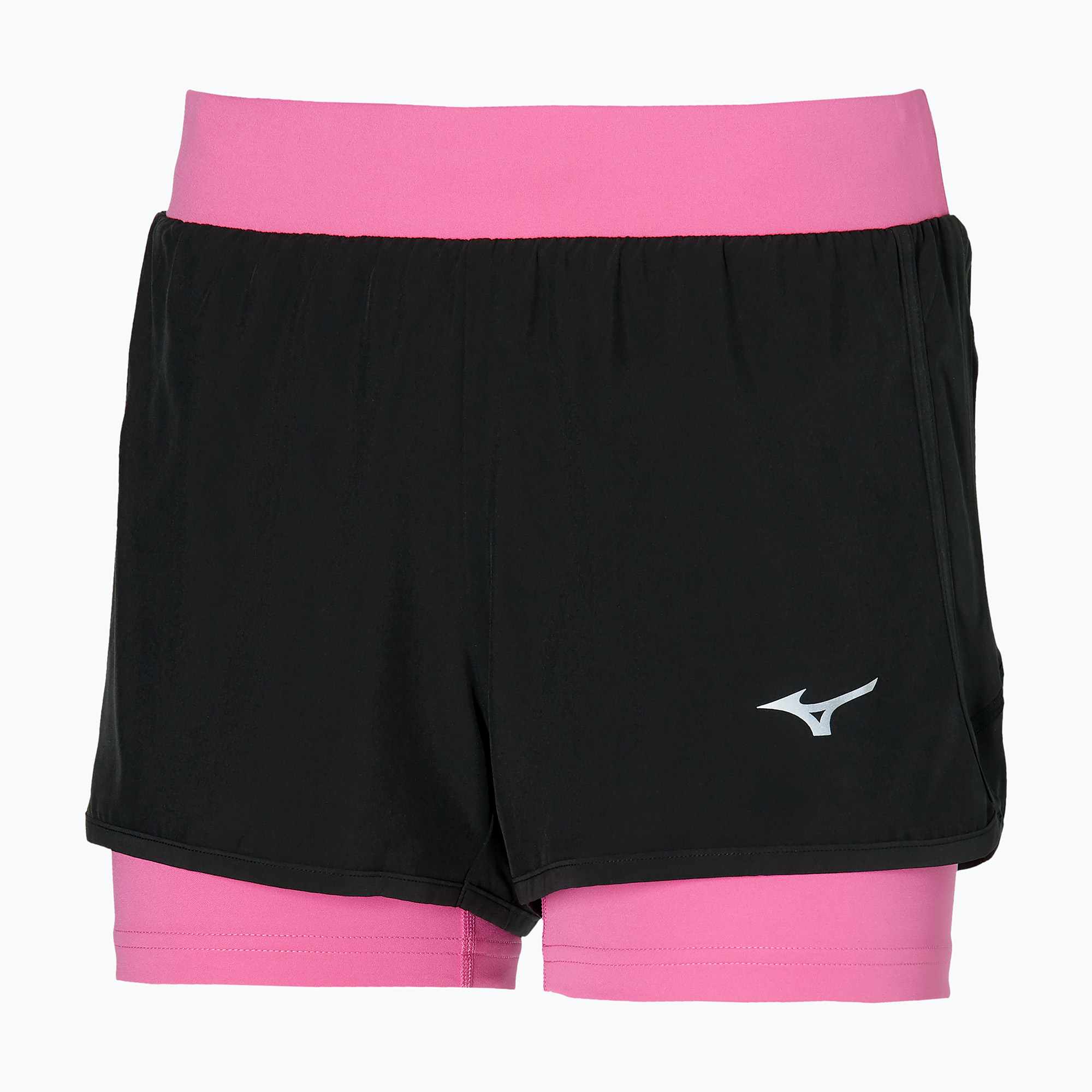 Pantaloncini da corsa da donna Mizuno ER 2in1 wild orchid (S) (ER 2IN1 J2GB220194)