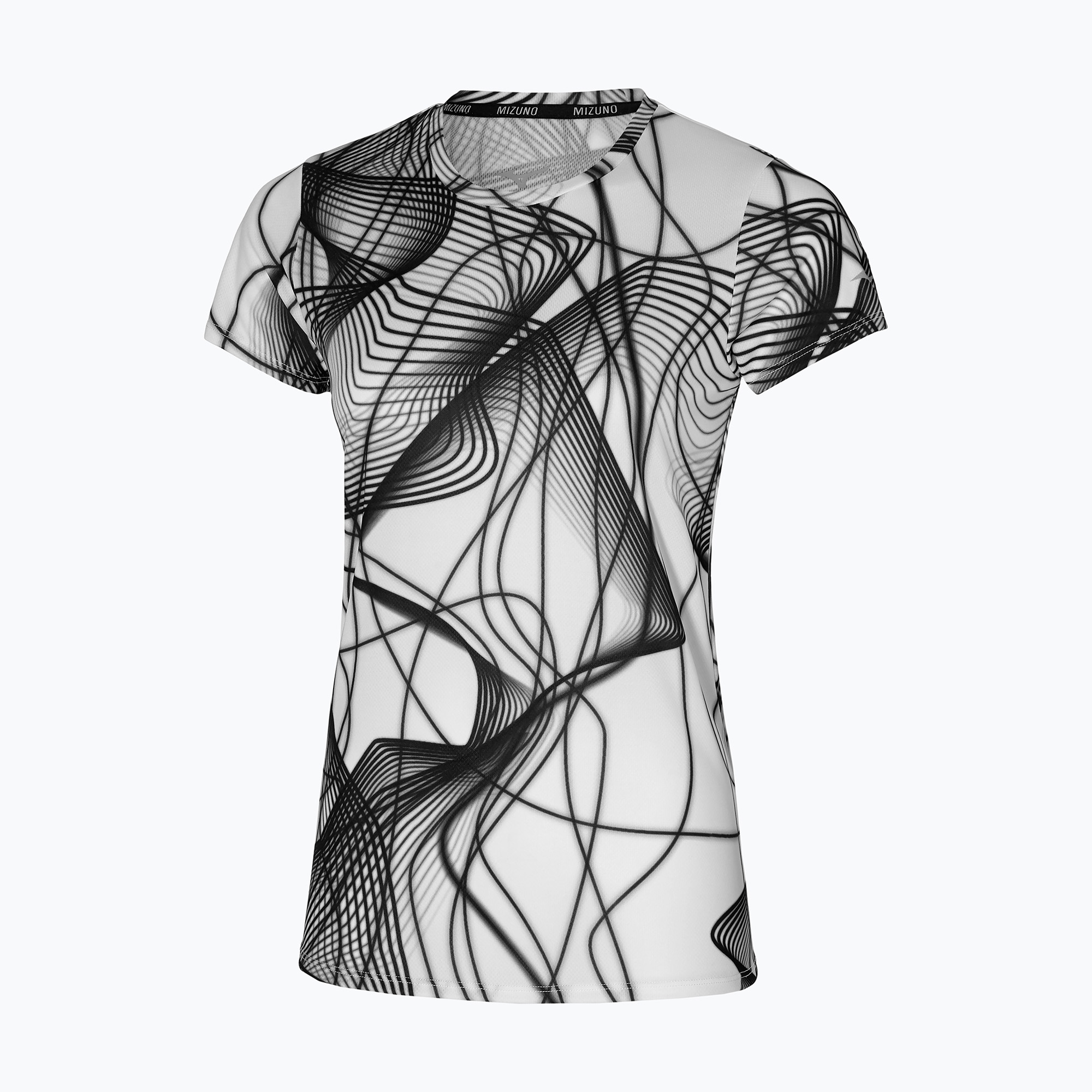 Maglietta da running da donna Mizuno Graphic Tee bianco (L) (Graphic Tee J2GA270501)