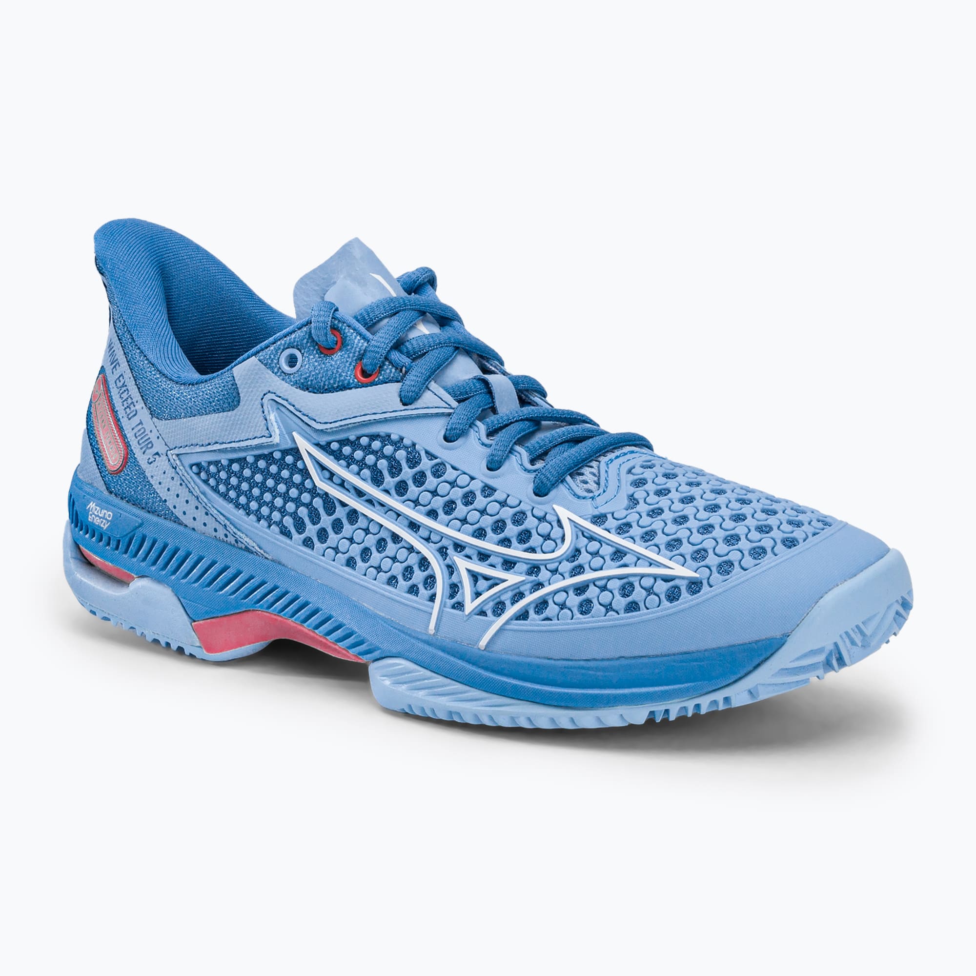 Scarpe da tennis da donna Mizuno Wave Exceed Tour 5 CC blu 61GC227521 (40.5 EU) (Wave Exceed Tour 5 CC 61GC227521)