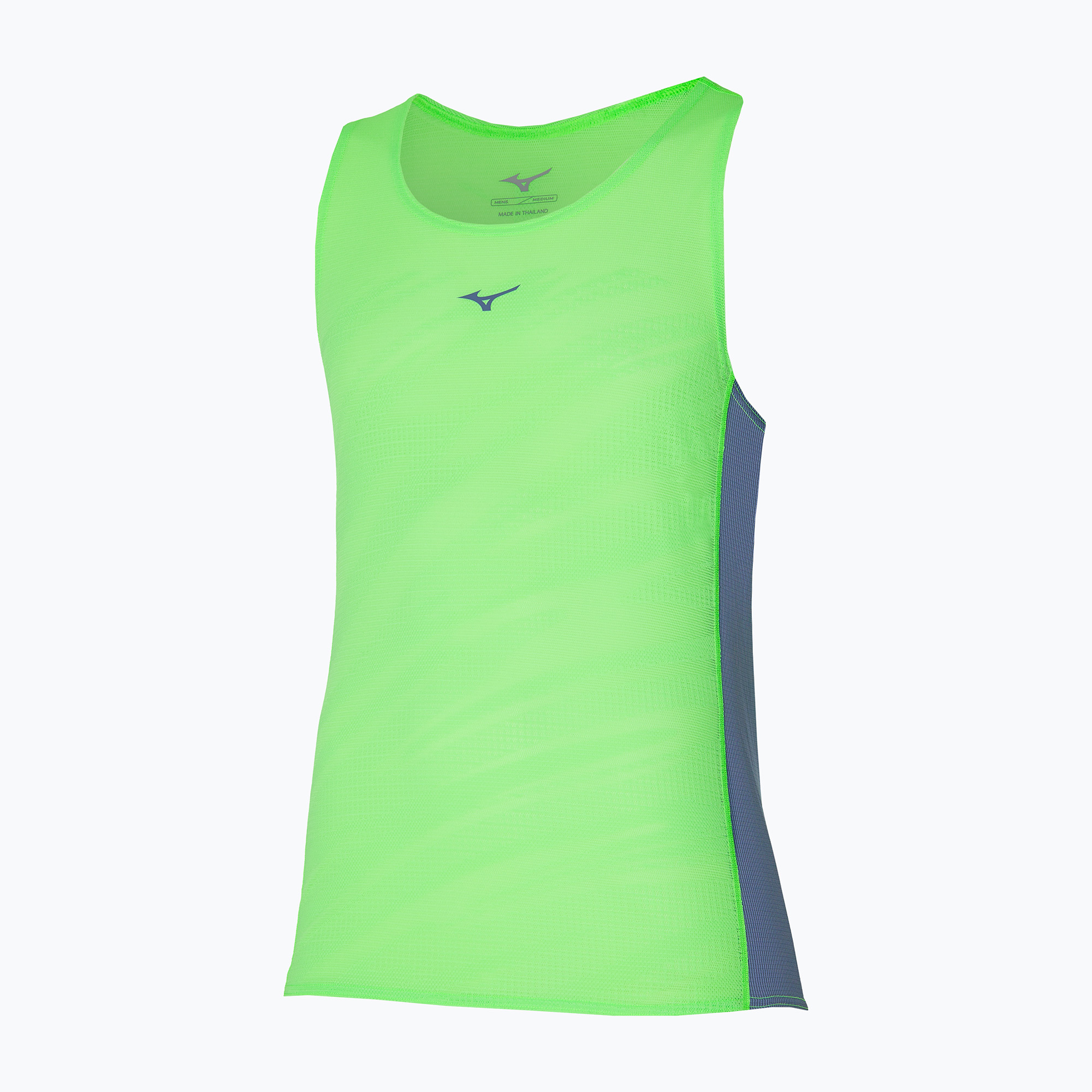 Canotta da running da uomo Mizuno Aero Tank verde chiaro (XL) (Aero Tank J2GAA00133)