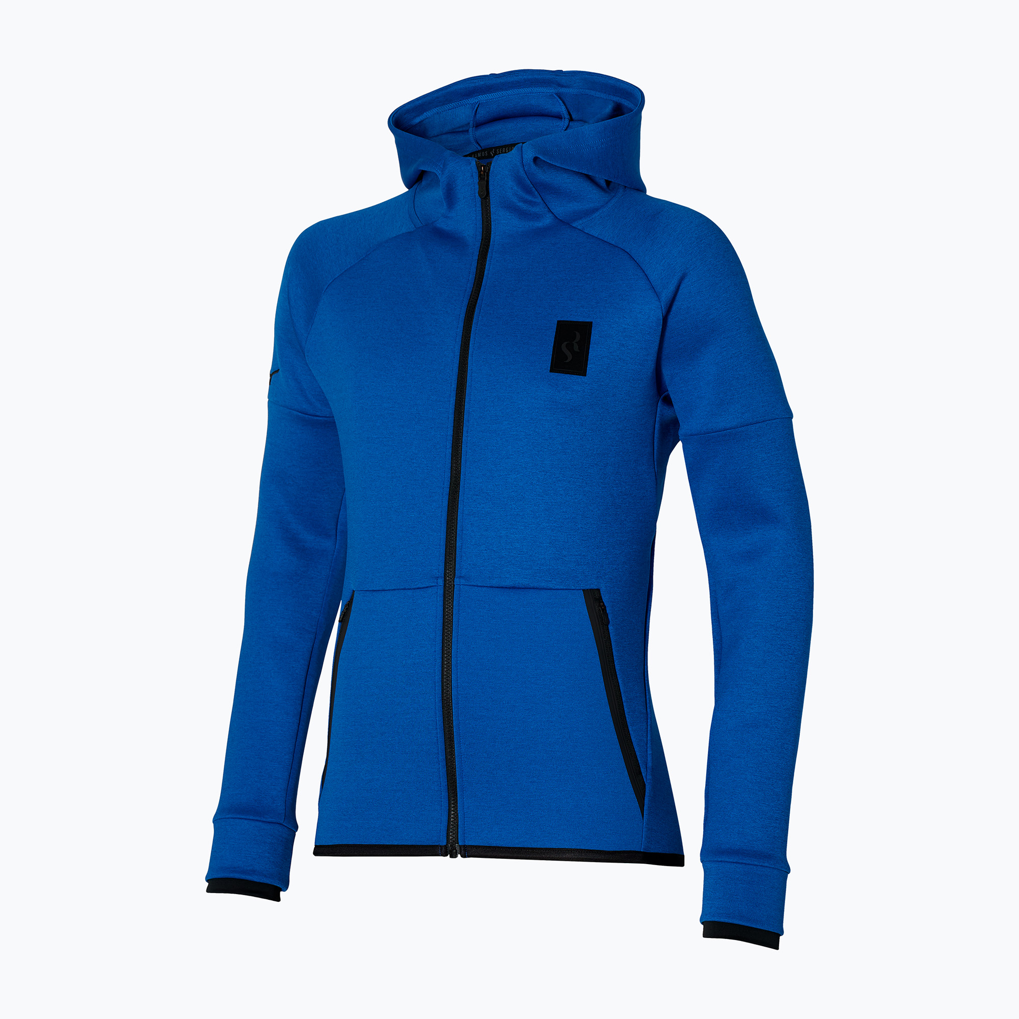 Felpa Mizuno da uomo Sergio Ramos Sweat blu P2MC2S5026 (S) (SR4 Sweat Hoody P2MC2S5026)