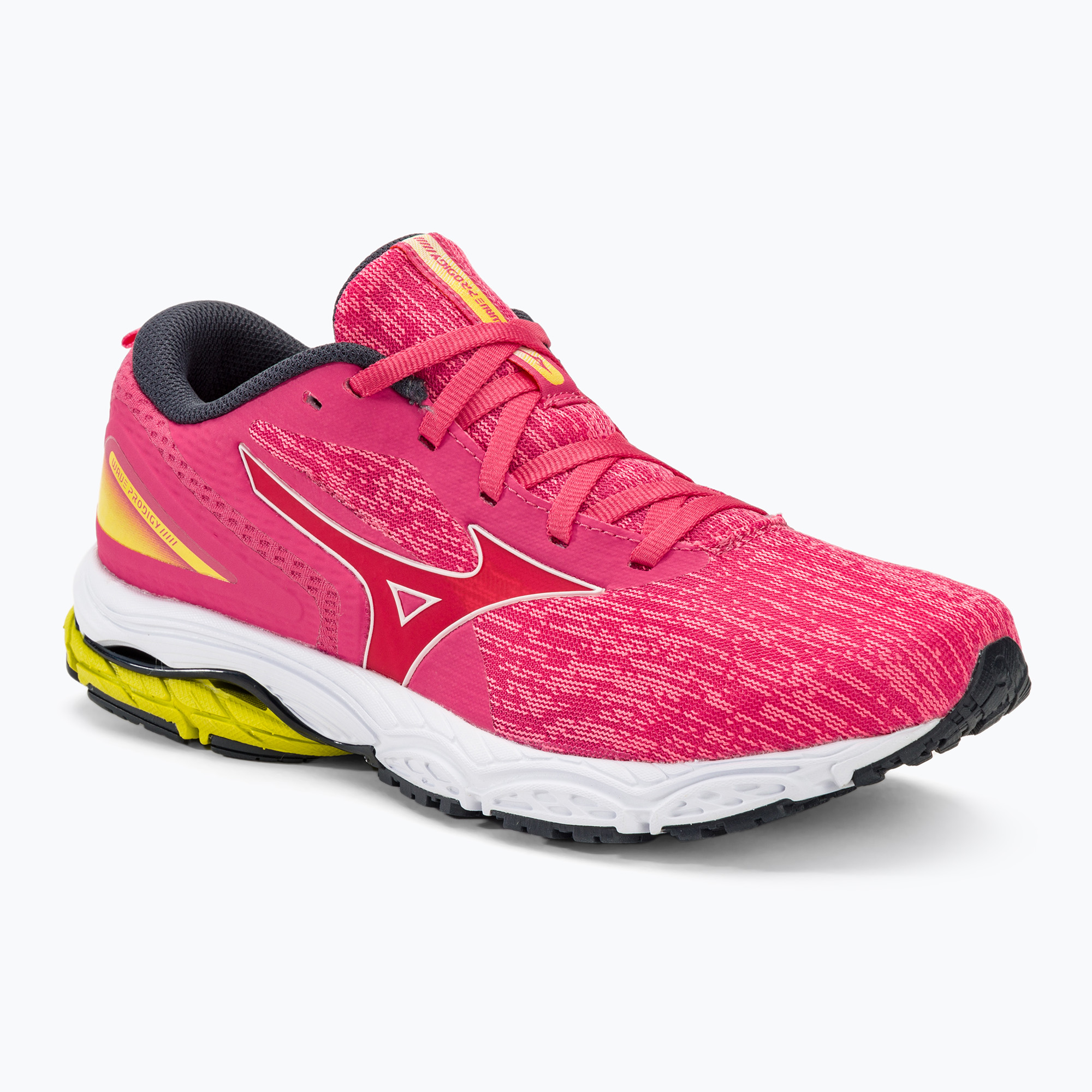 Scarpe da corsa da donna Mizuno Wave Prodigy 5 rosa vivo/bianco neve/primavera (38 EU) (Wave Prodigy 5 J1GD231021)