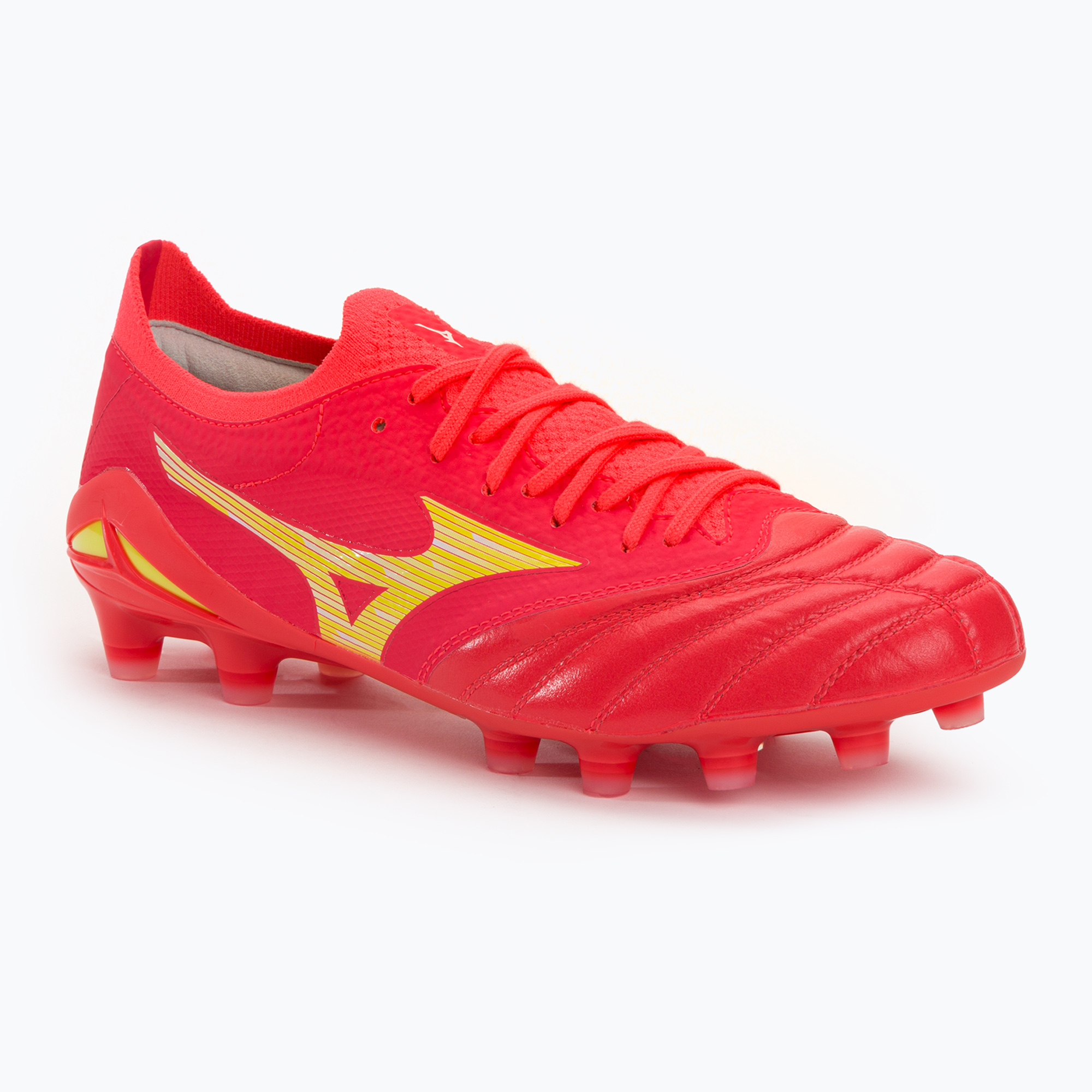 Scarpe da calcio Mizuno Morelia Neo IV Beta Elite MD Uomo flery coral2/bolt2/flery coral2 (47 EU) (Morelia Neo IV Beta Elite MD P1GA234264)