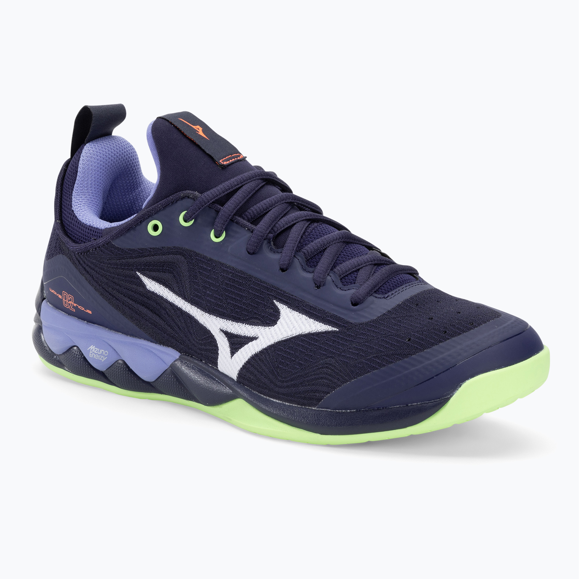 Scarpe da pallavolo da uomo Mizuno Wave Luminous 2 blu sera/verde tech/lolite (46.5 EU) (Wave Luminous 2 V1GA212011)