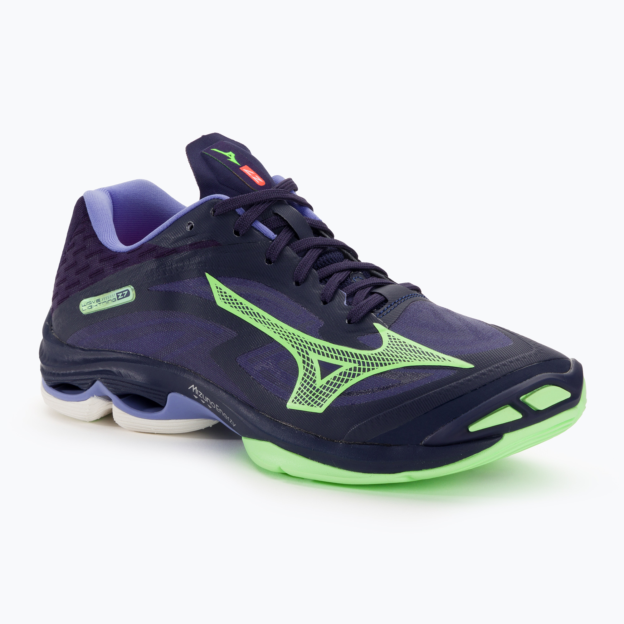 Scarpe da pallavolo da uomo Mizuno Wave Lightning Z7 blu sera/verde tech/lolite (40 EU) (Wave Lightning Z7 V1GA220011)
