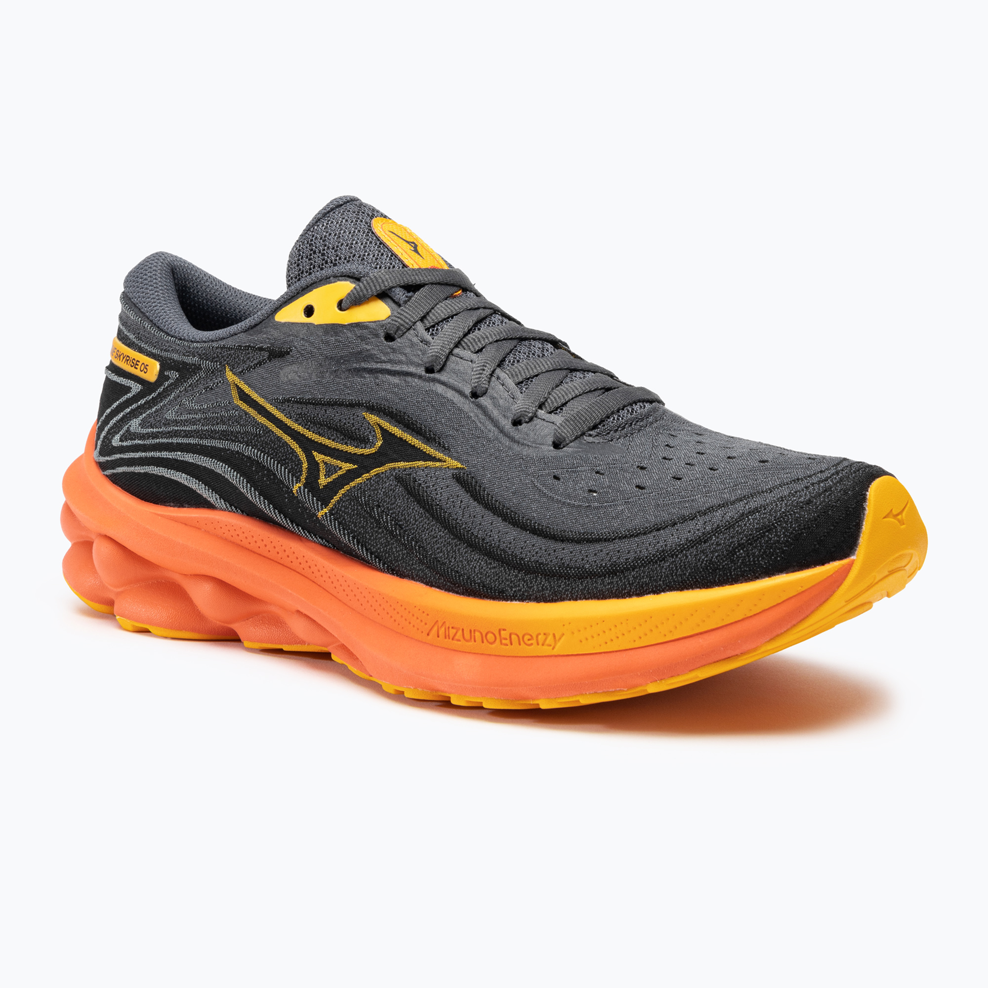 Scarpe da corsa da uomo Mizuno Wave Skyrise 5 turbolenza/citrus/nasturzio (44.5 EU) (Wave Skyrise 5 J1GC240901)