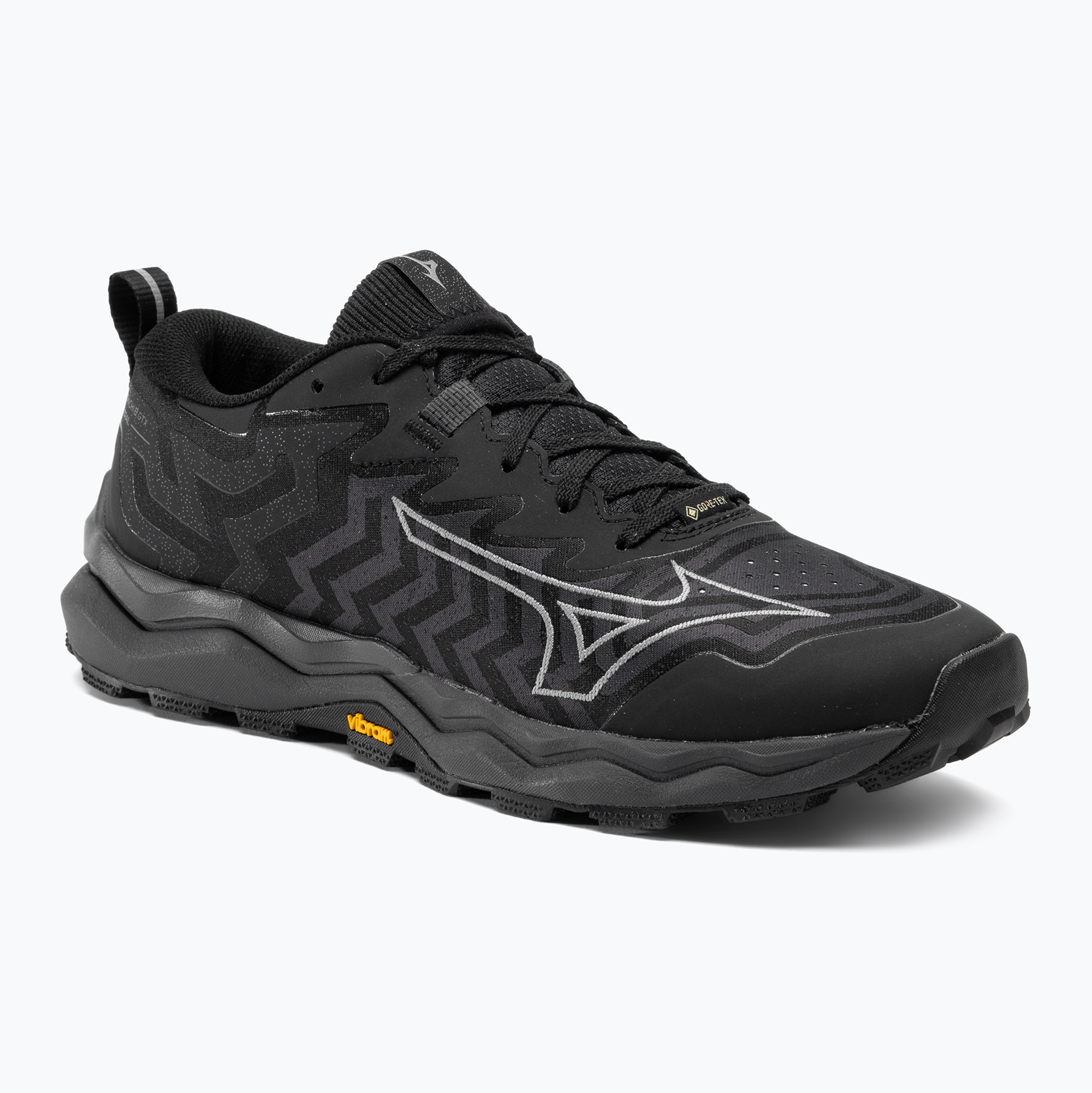 Scarpe da corsa da uomo Mizuno Wave Daichi 8 GTX ebano/ultimo grigio/nero (41 EU) (Wave Daichi 8 GTX J1GJ245601)