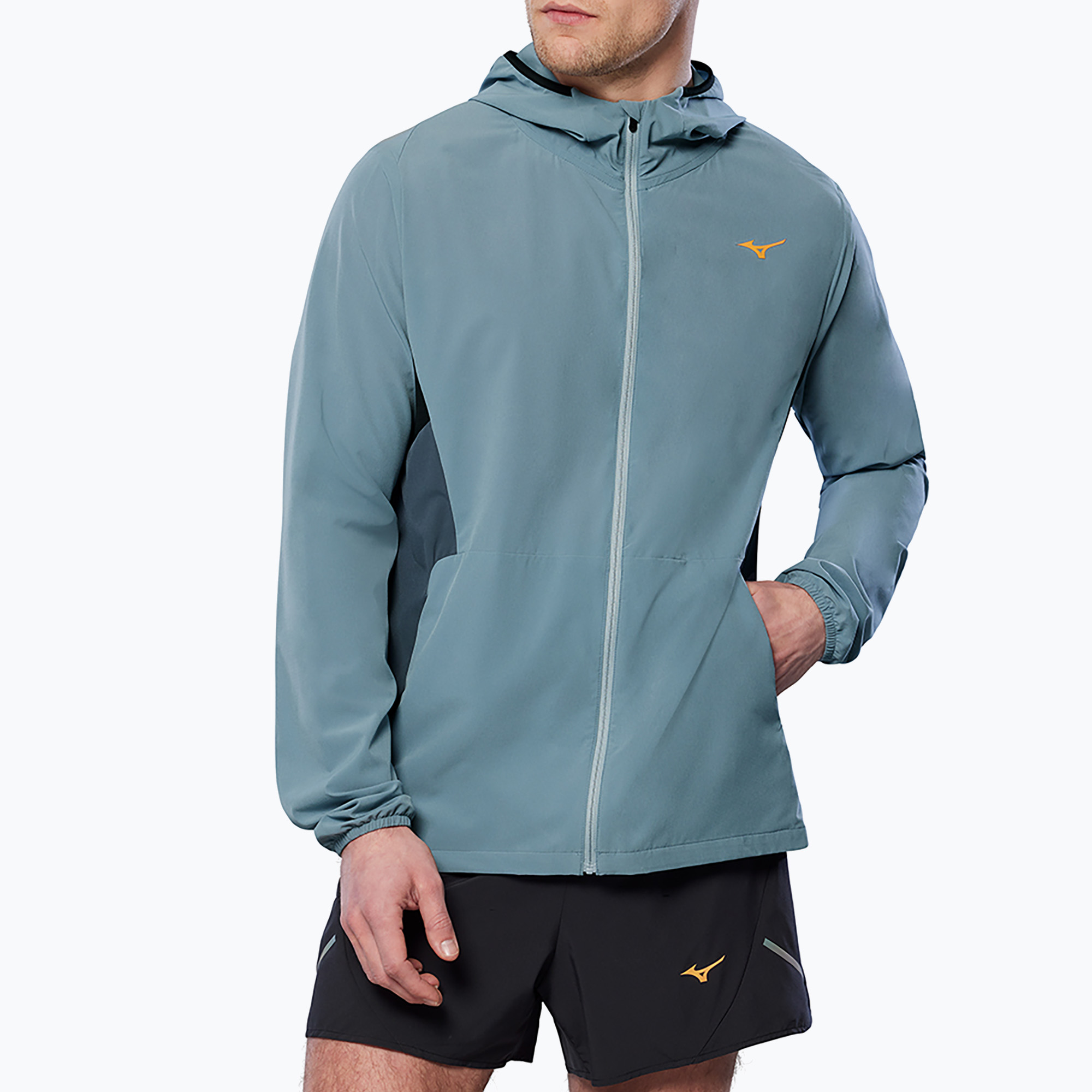 Giacca da running Mizuno Alpha Jacket da uomo (XL) (Alpha Jacket J2GEB00103)