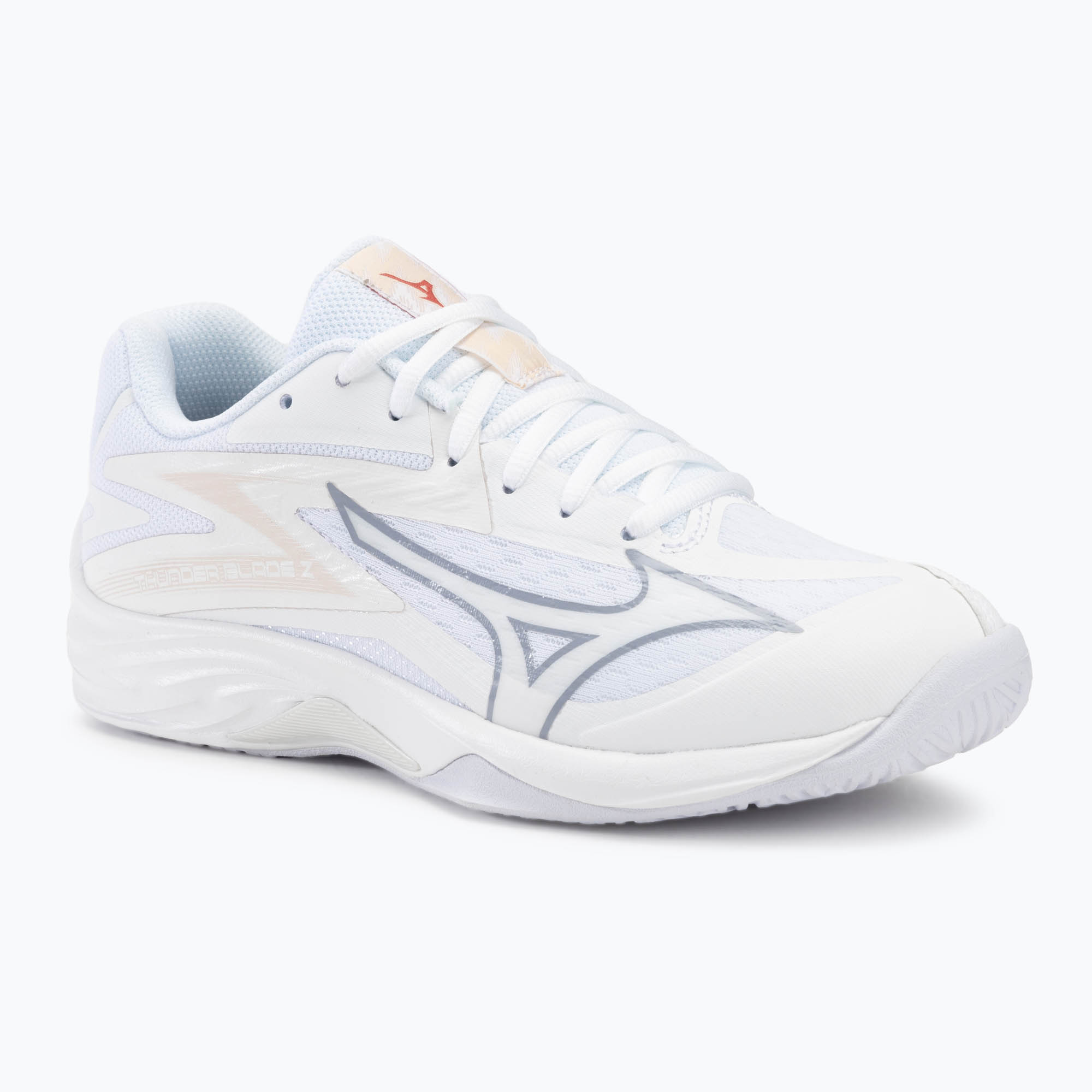 Scarpe da pallavolo da donna Mizuno Thunder Blade Z bianco/aleuziano/rosa nuvola