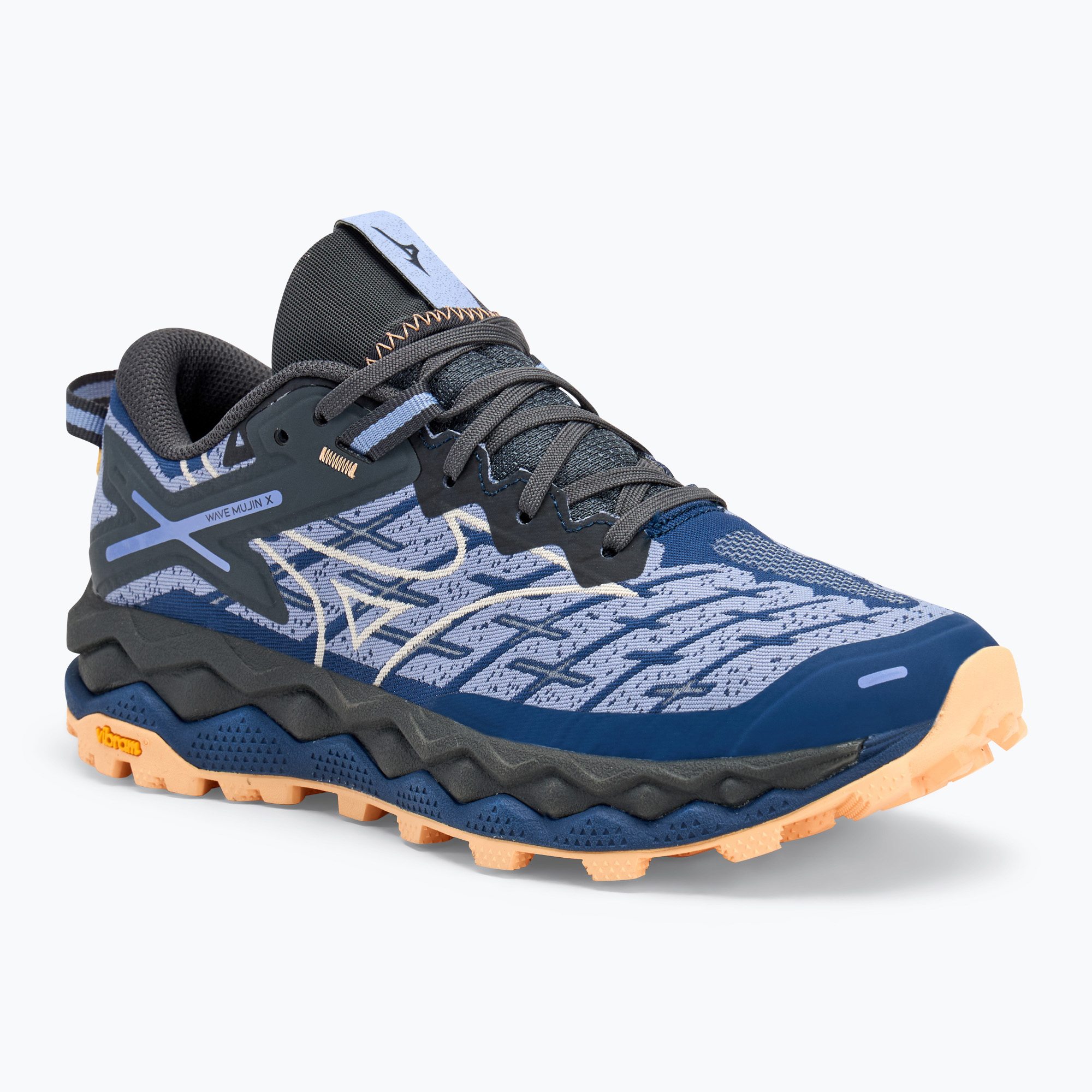 Scarpe da corsa da donna Mizuno Wave Mujin 10 purple impression/white sand/apricot ice (39 EU) (Wave Mujin 10 J1GK247071)
