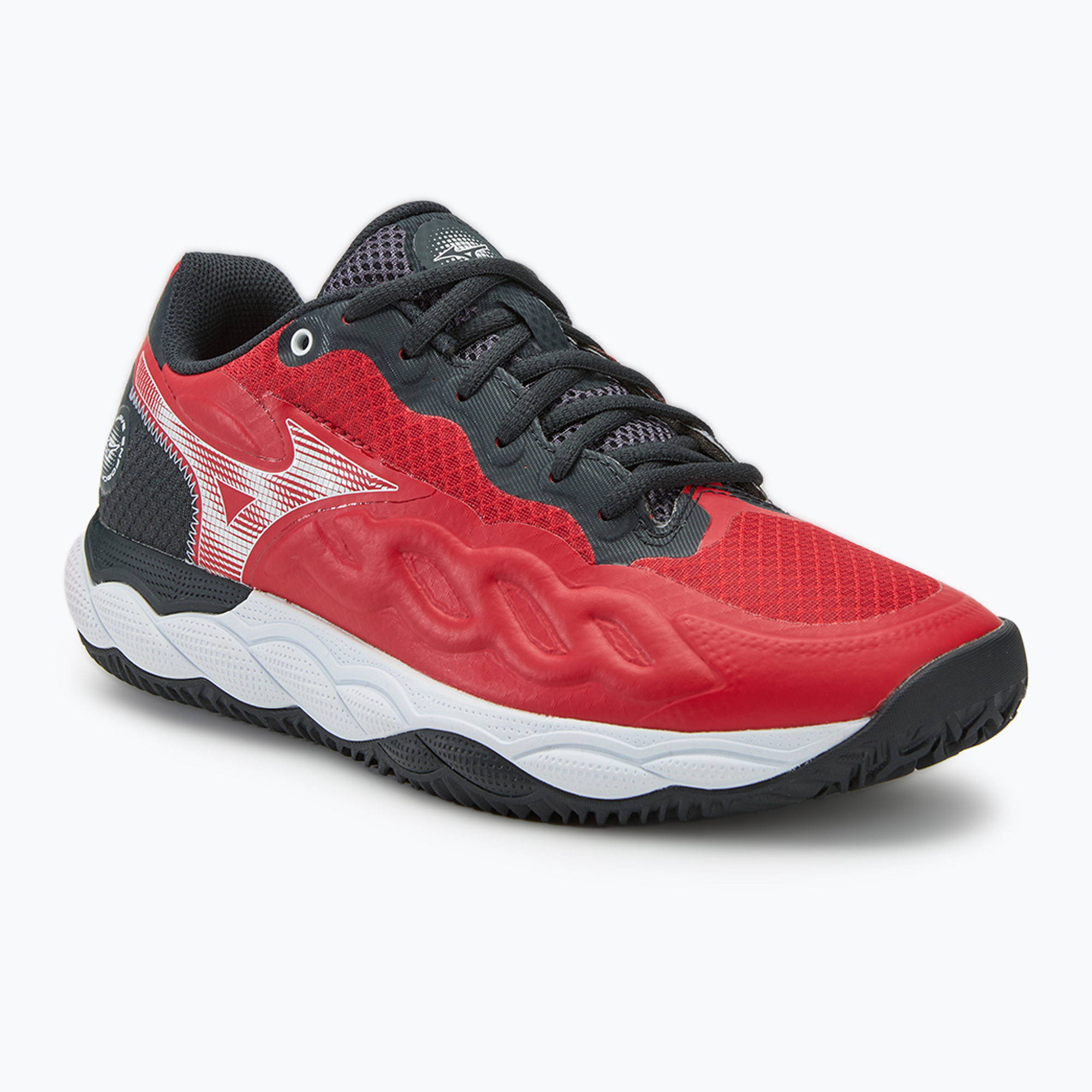 Mizuno Wave Enforce Court Padel salsa/bianco/vulcano scarpe padel (44 EU) (Wave Enforce Court Padel 61GB243706)
