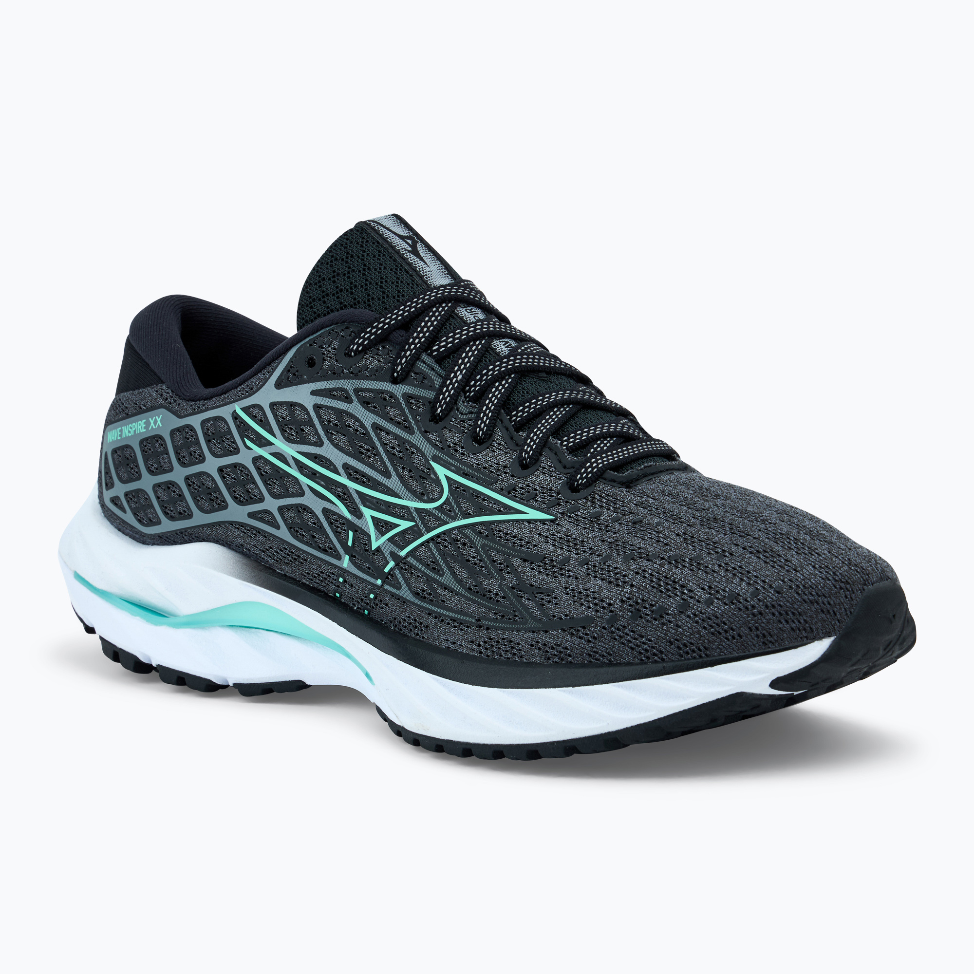 Scarpe da corsa da donna Mizuno Wave Inspire 20 iron gate/verde giada polverosa/nero (40 EU) (Wave Inspire 20 J1GD244472)