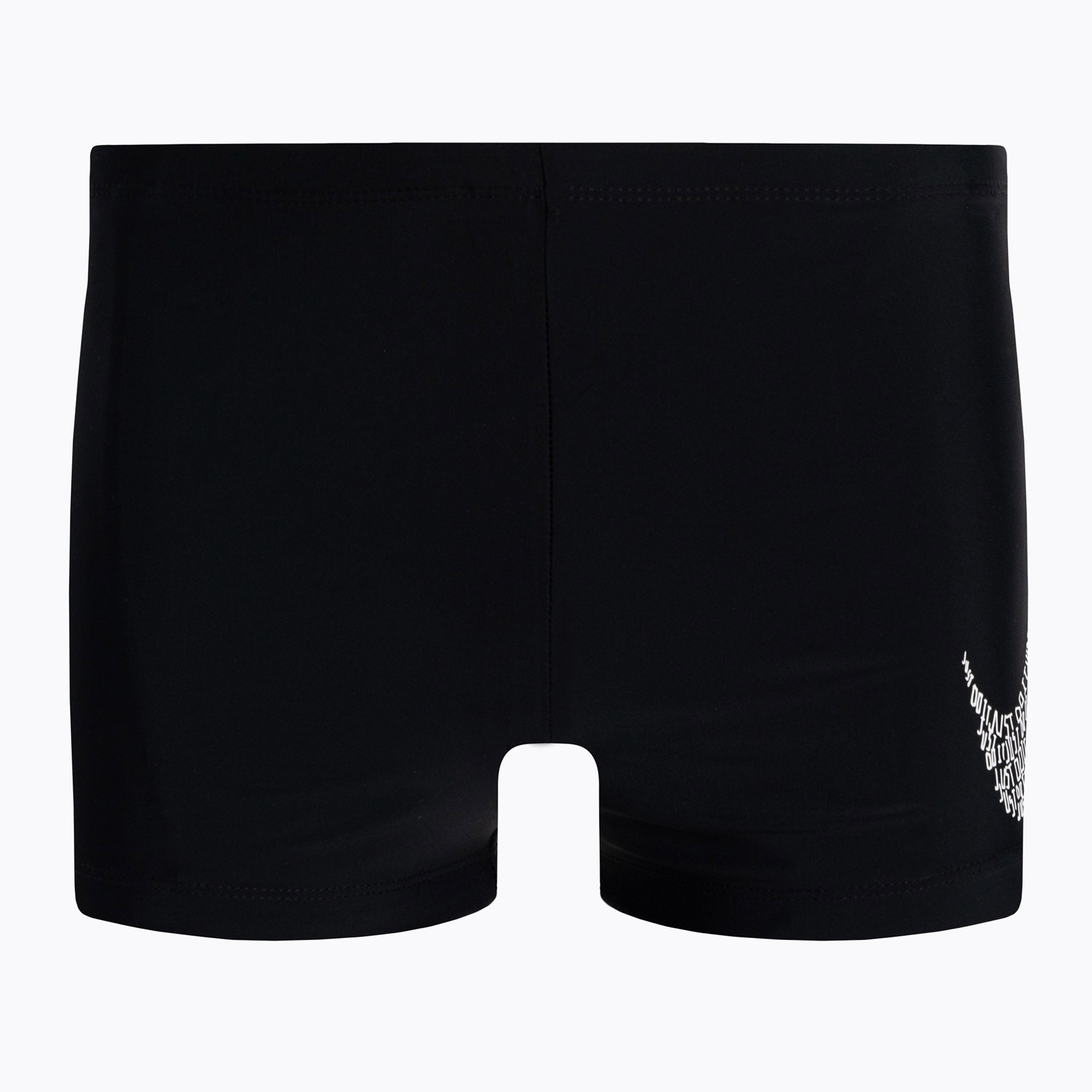 Uomo Nike Just Do It Swoosh Square Leg boxer da bagno nero (S) (Just Do It Swoosh Square Leg NESSC581)