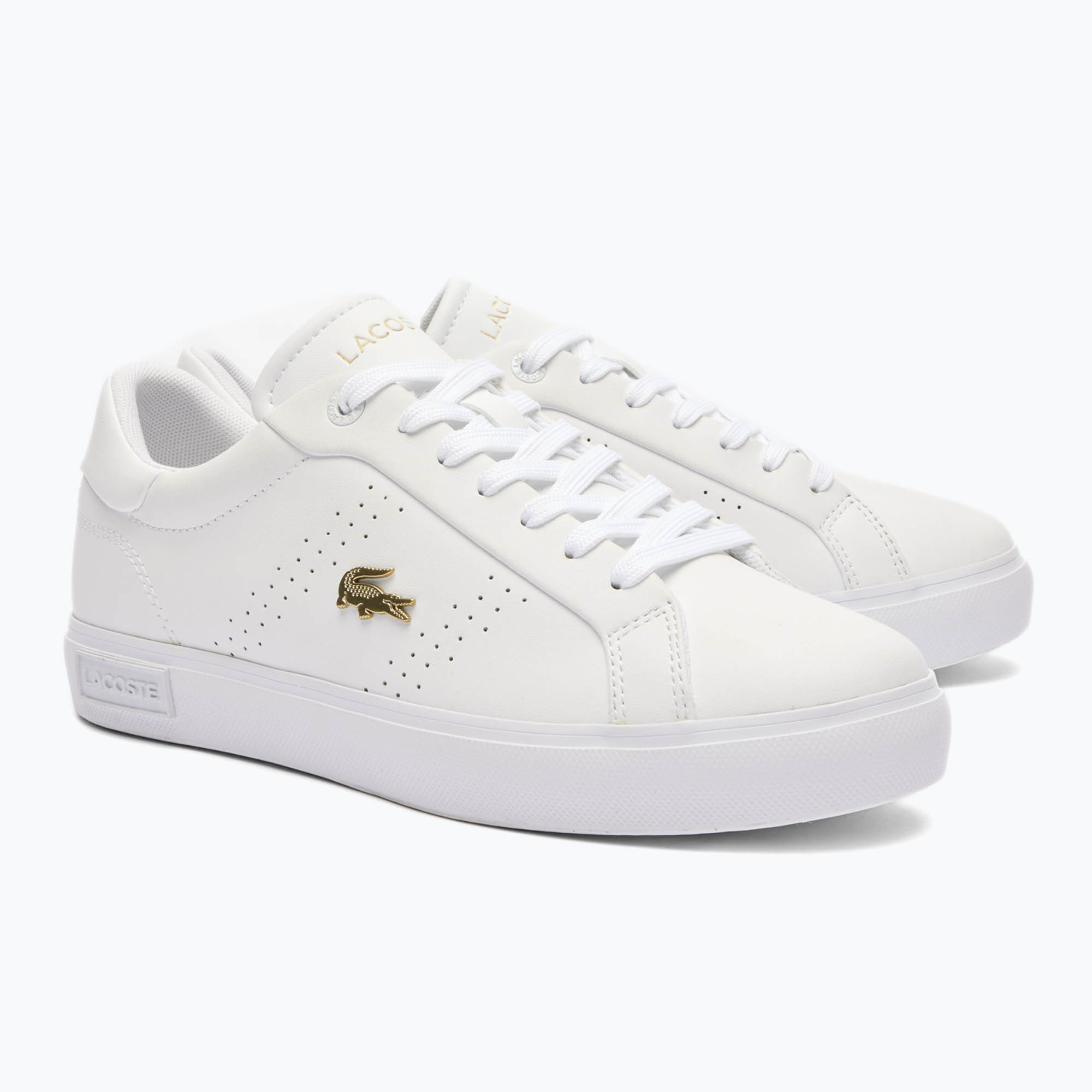 Scarpe Lacoste donna 47SFA0072 bianco/oro (38 EU) (47SFA0072 47SFA0072216)