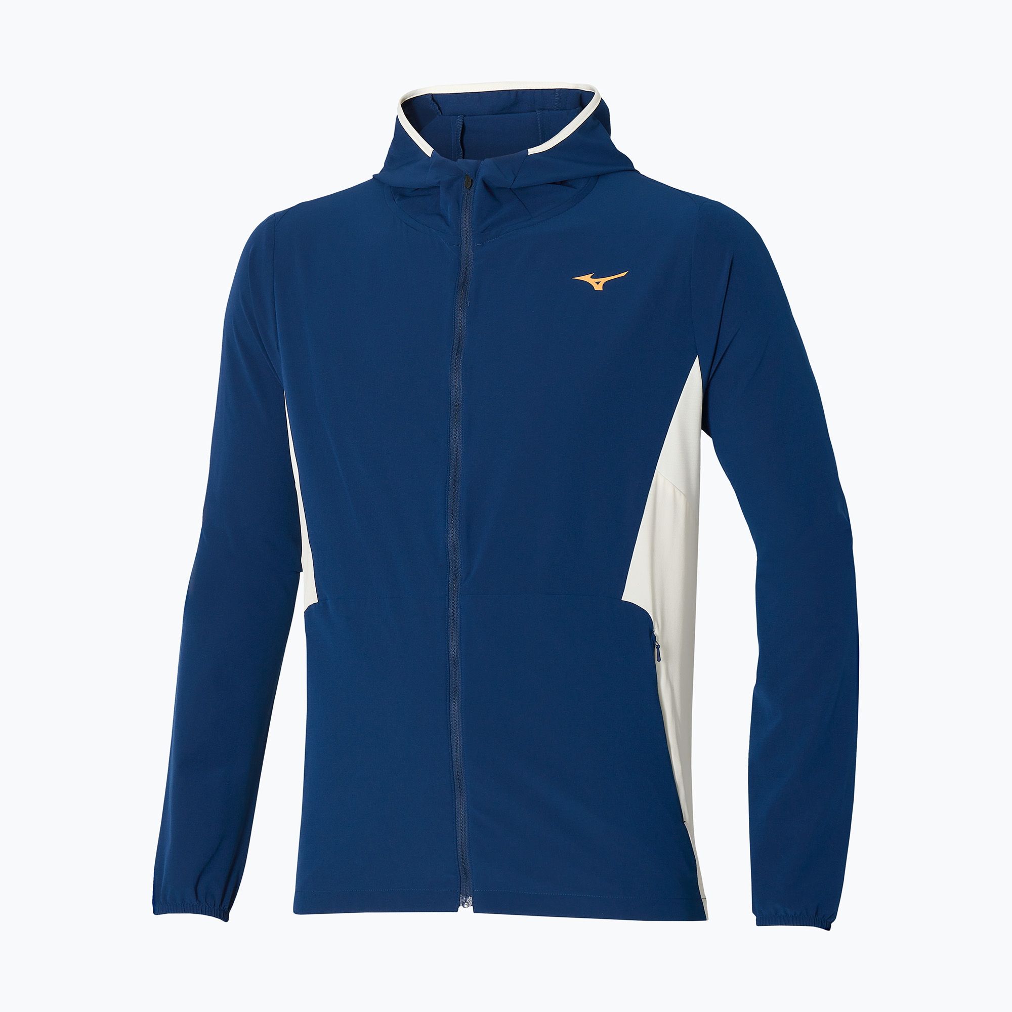 Giacca da corsa da uomo Mizuno Alpha Jacket blu scuro (L) (Alpha Jacket J2GEB00116)