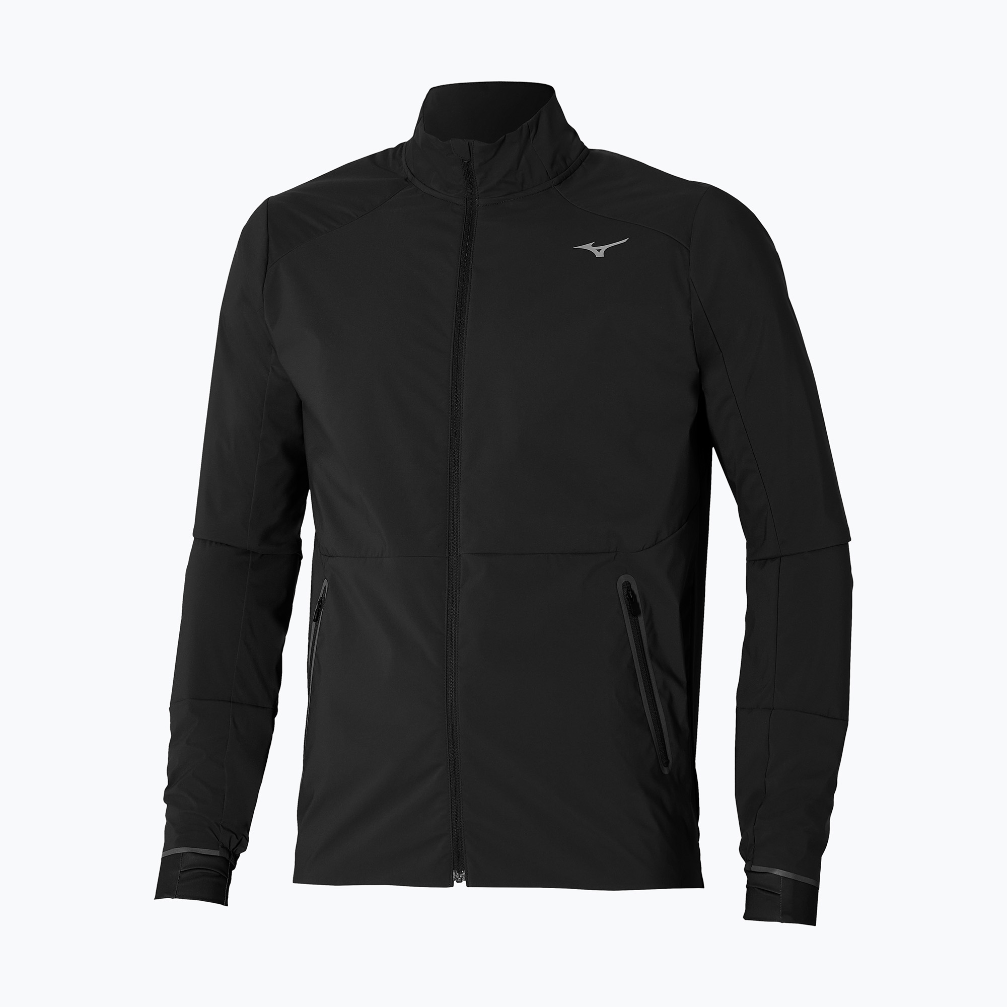 Giacca da corsa da uomo Mizuno Premium Warm nero