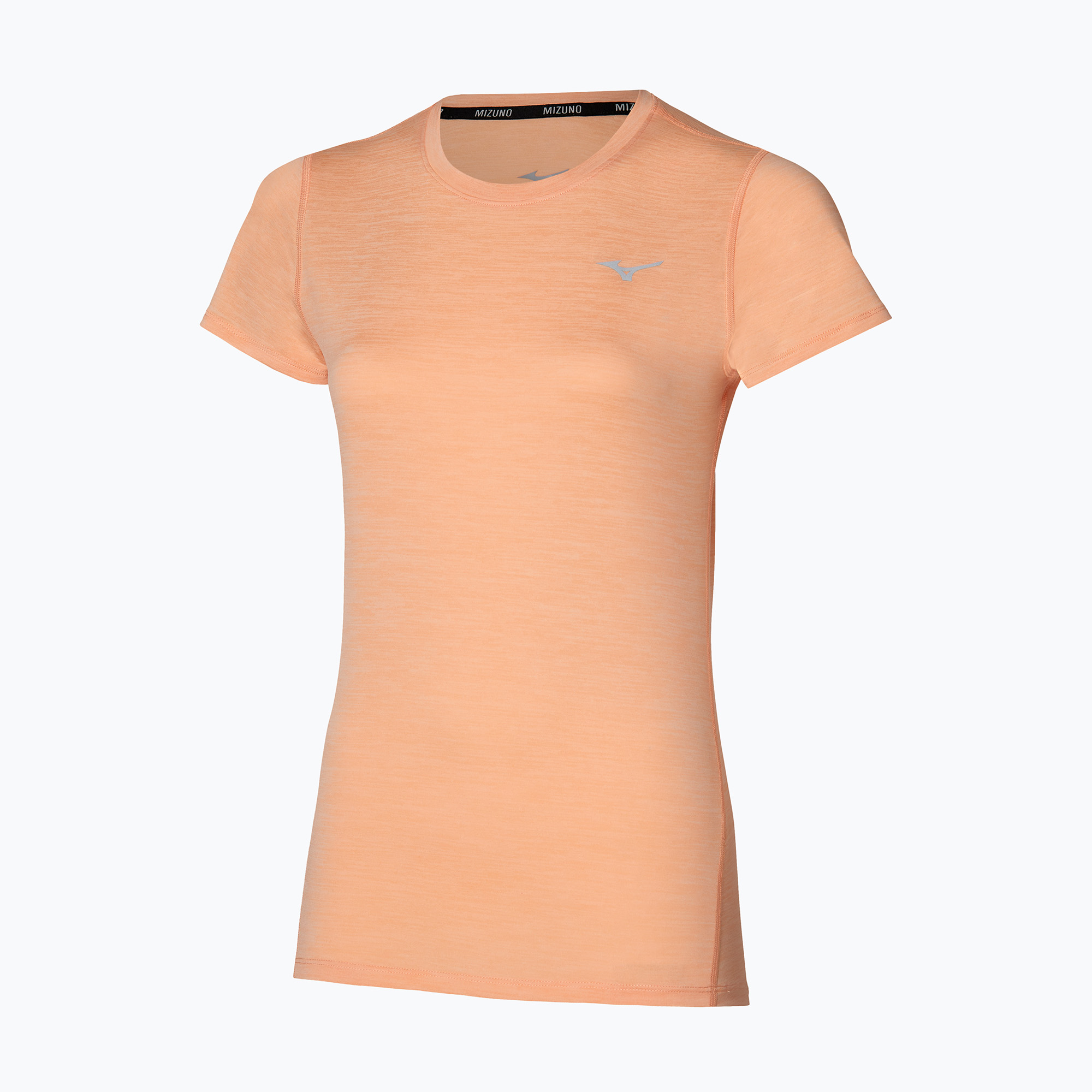 Maglietta da corsa da donna Mizuno Impulse Core Tee apricot ice (L) (Impulse Core Tee J2GAA72152)