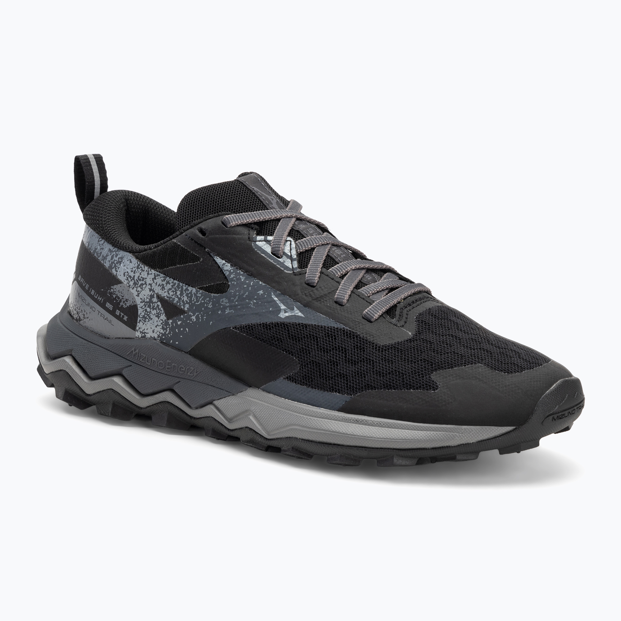 Scarpe da corsa da donna Mizuno Wave Ibuki 5 GTX nero/grigio metallizzato/tinta unita (38 EU) (Wave Ibuki 5 GTX J1GK255921)