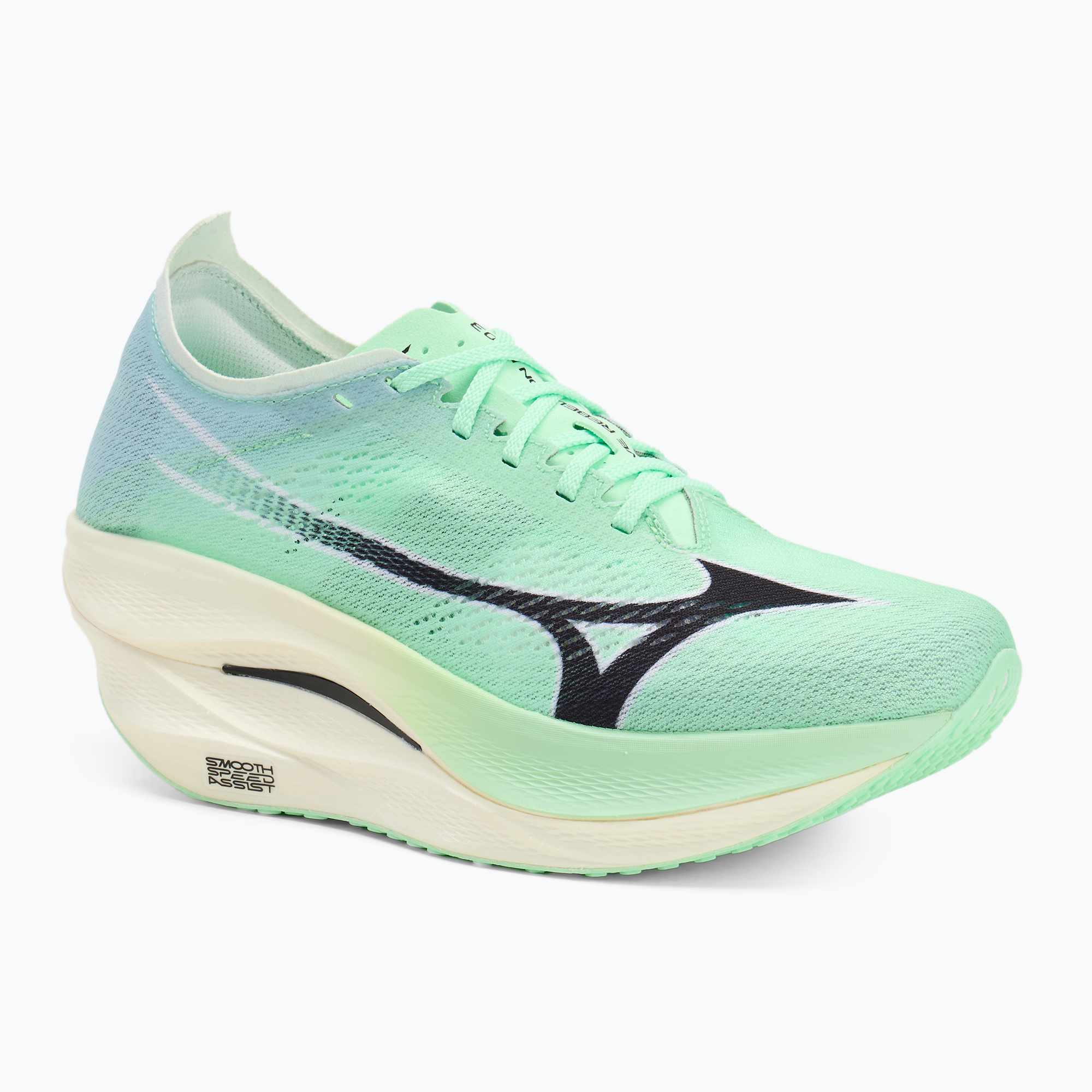 Mizuno Wave Rebellion Pro 3 scarpa da corsa neo menta/nero/menta (46 EU) (Wave Rebellion Pro 3 U1GD253001)