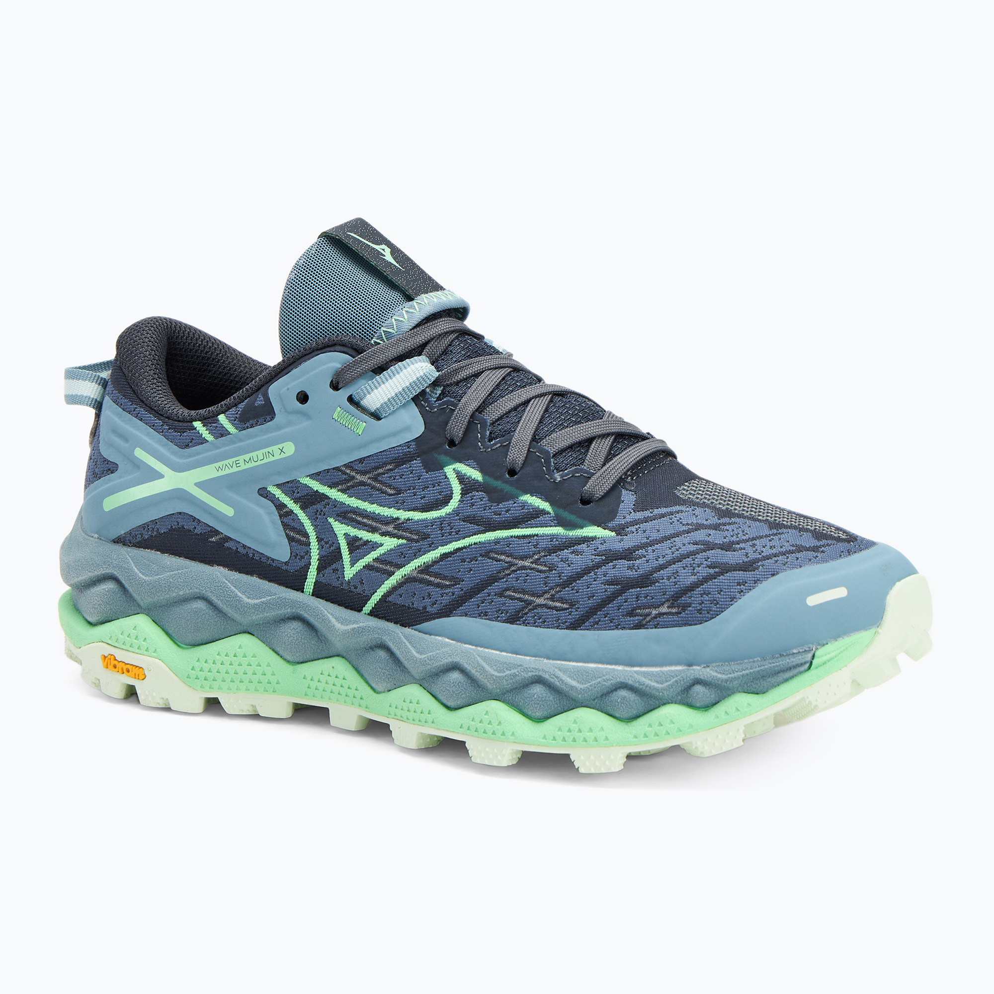 Scarpe da corsa da donna Mizuno Wave Mujin 10 violet indigo/neo mint/citadel
