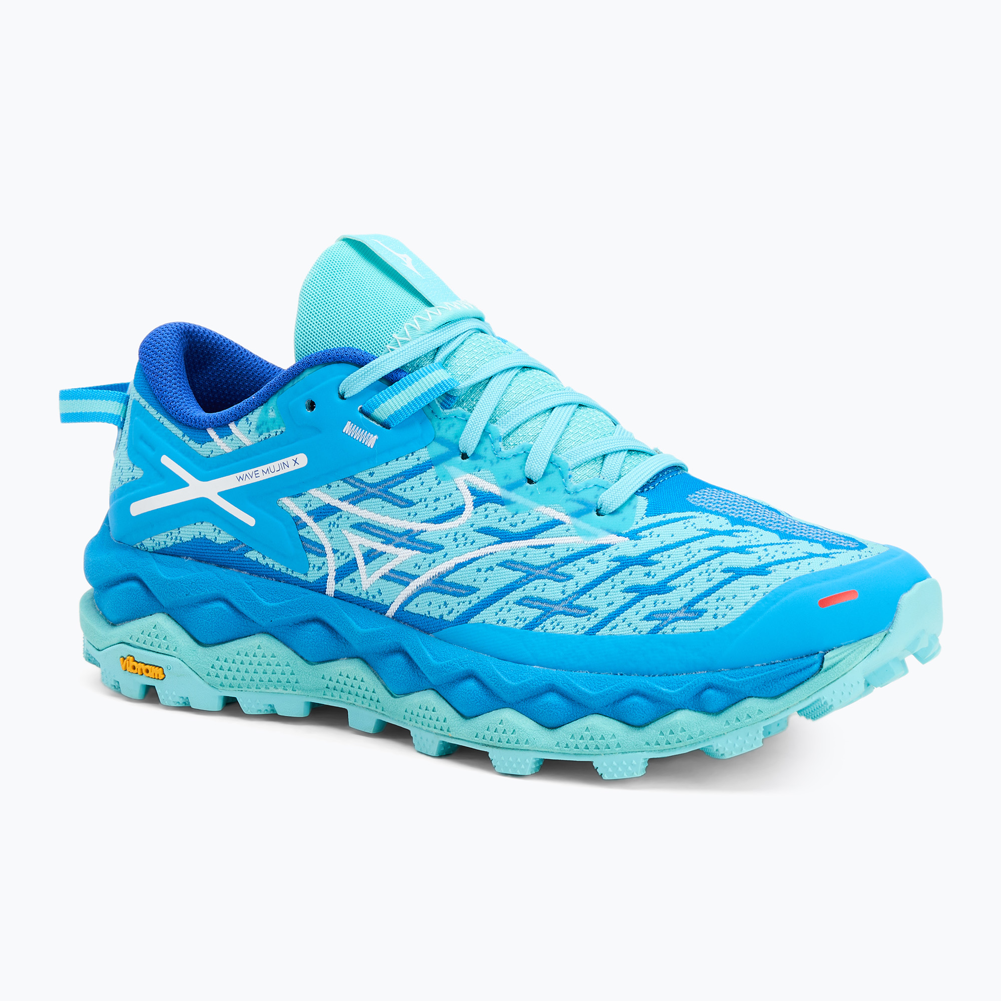 Scarpe da corsa da donna Mizuno Wave Mujin 10 blu radiance/bianco/blu pace (39 EU) (Wave Mujin 10 J1GK247083)