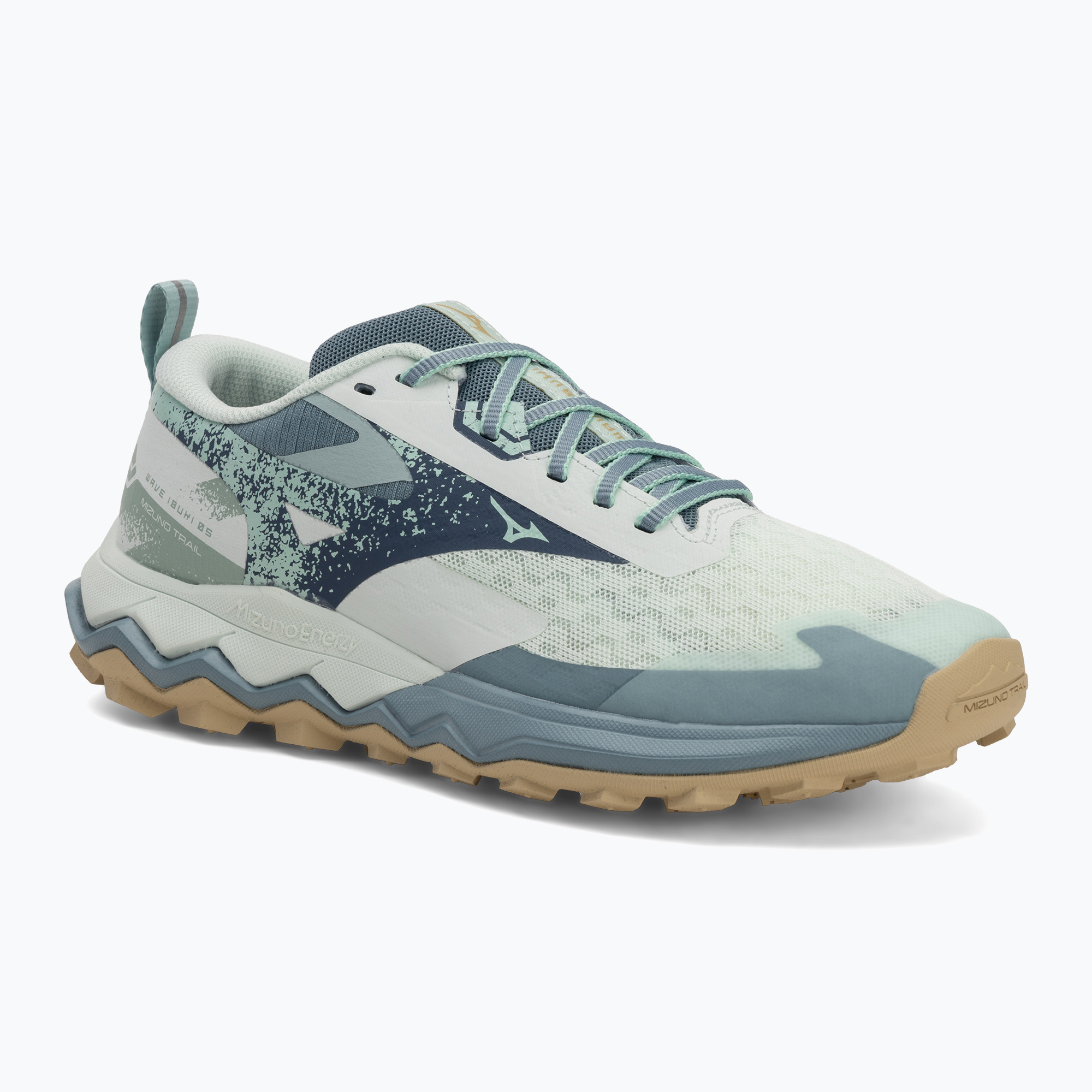 Scarpe da corsa da donna Mizuno Wave Ibuki 5 accenno di menta/vintage indigo/citadel (39 EU) (Wave Ibuki 5 J1GK257321)