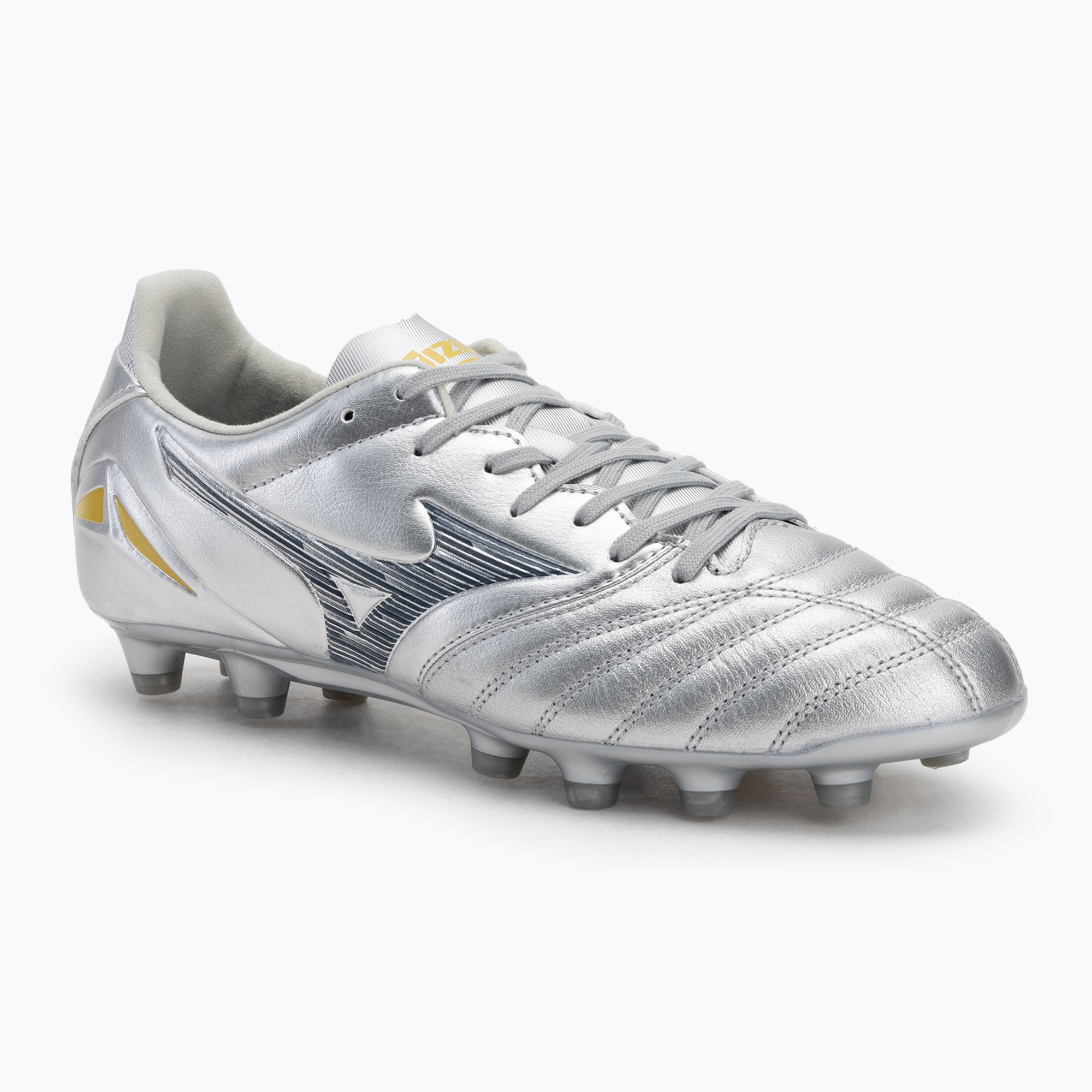 Uomo Mizuno Morelia Neo IV Pro Md scarpe da calcio galassia argento/8605 c/grigio freddo 3c (42.5 EU) (Morelia Neo IV Pro Md P1GA253404)