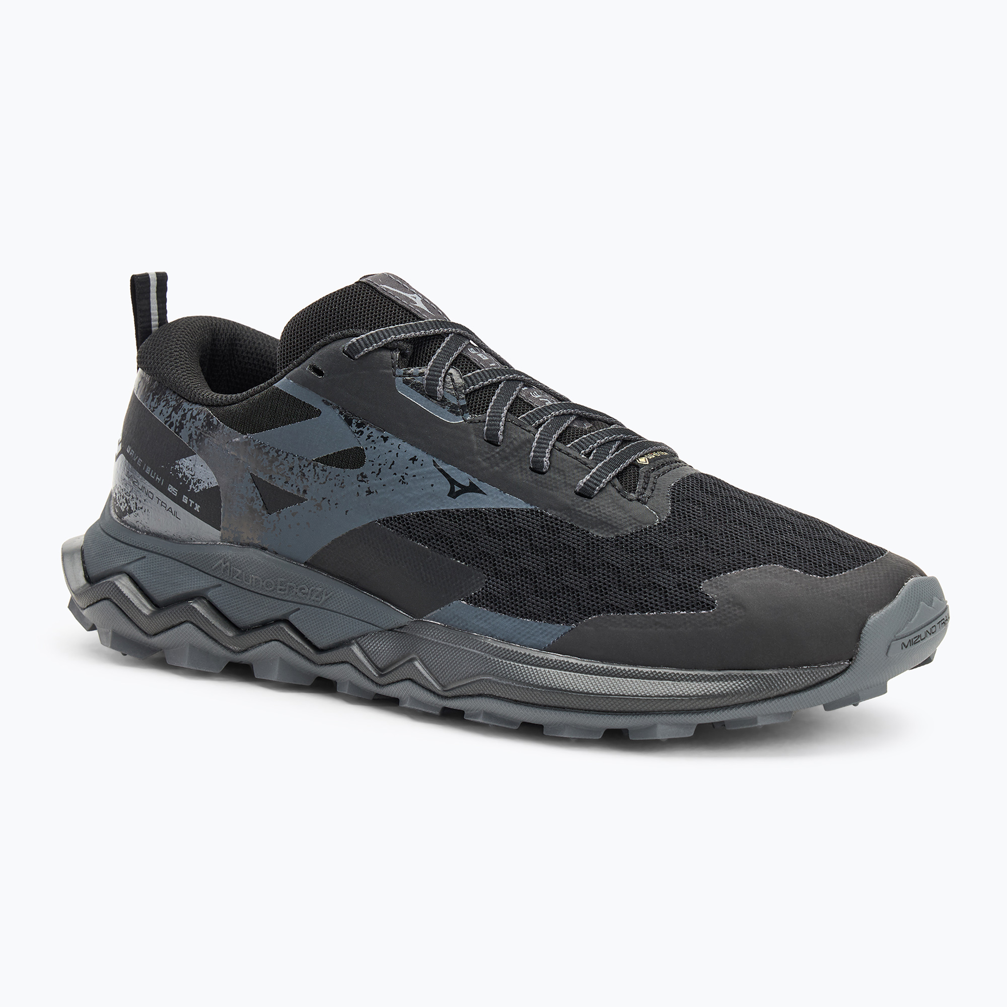 Scarpe da corsa da uomo Mizuno Wave Ibuki 5 GTX nero/ebano/grigio antico