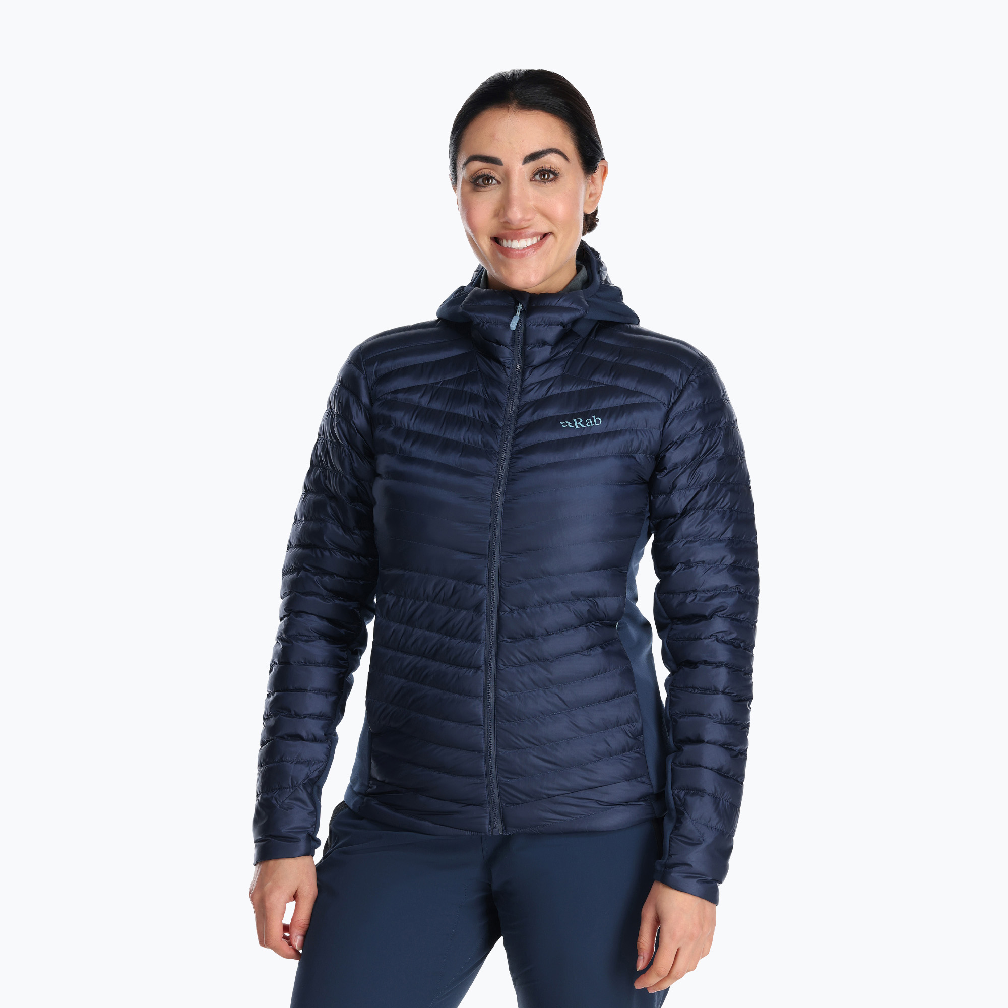 Piumino da donna Rab Cirrus Flex 2.0 Hoody deep ink (8) (Cirrus Flex 2.0 Hoody QIO-69)