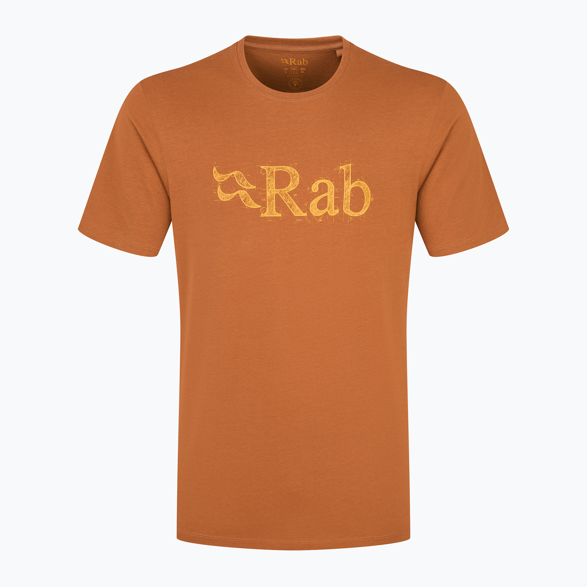 Maglietta Rab Stance Tech Sketch uomo in terra rossa (XL) (Stance Tech Sketch QCC-02-REA)