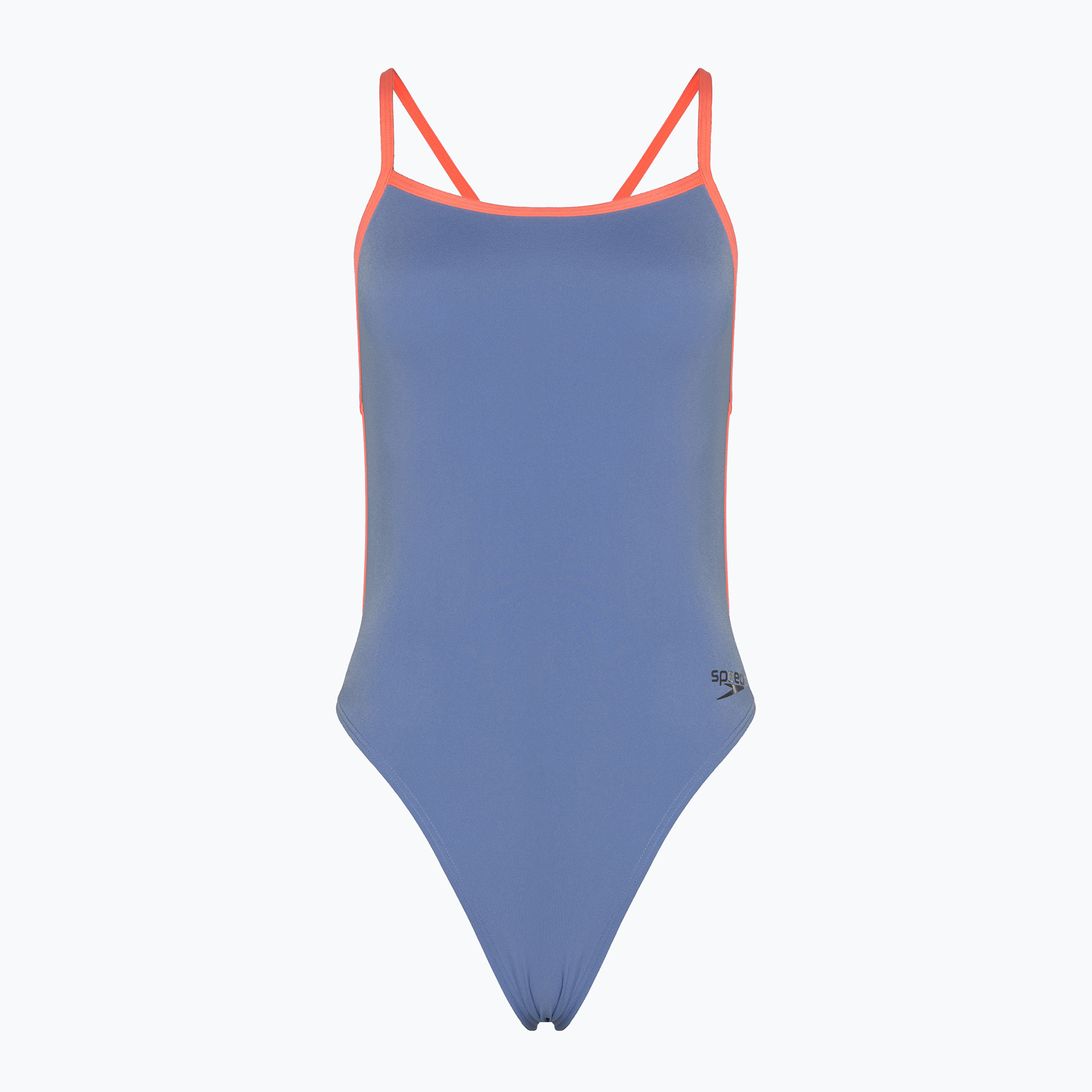 Costume intero Speedo Solid Vback donna curioso blu/disco peach