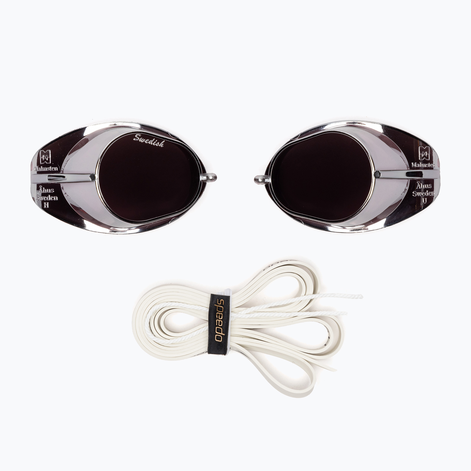 Occhialini da nuoto Speedo Swedish Mirror fumo/argento (Swedish Mirror 8-00414914936)