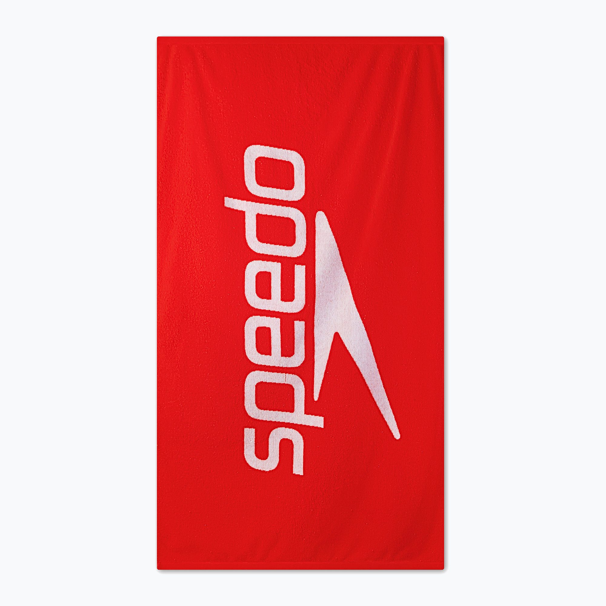Asciugamano con logo Speedo alimentato in rosso/bianco (75 x 145 cm) (Logo 8-00413517017)