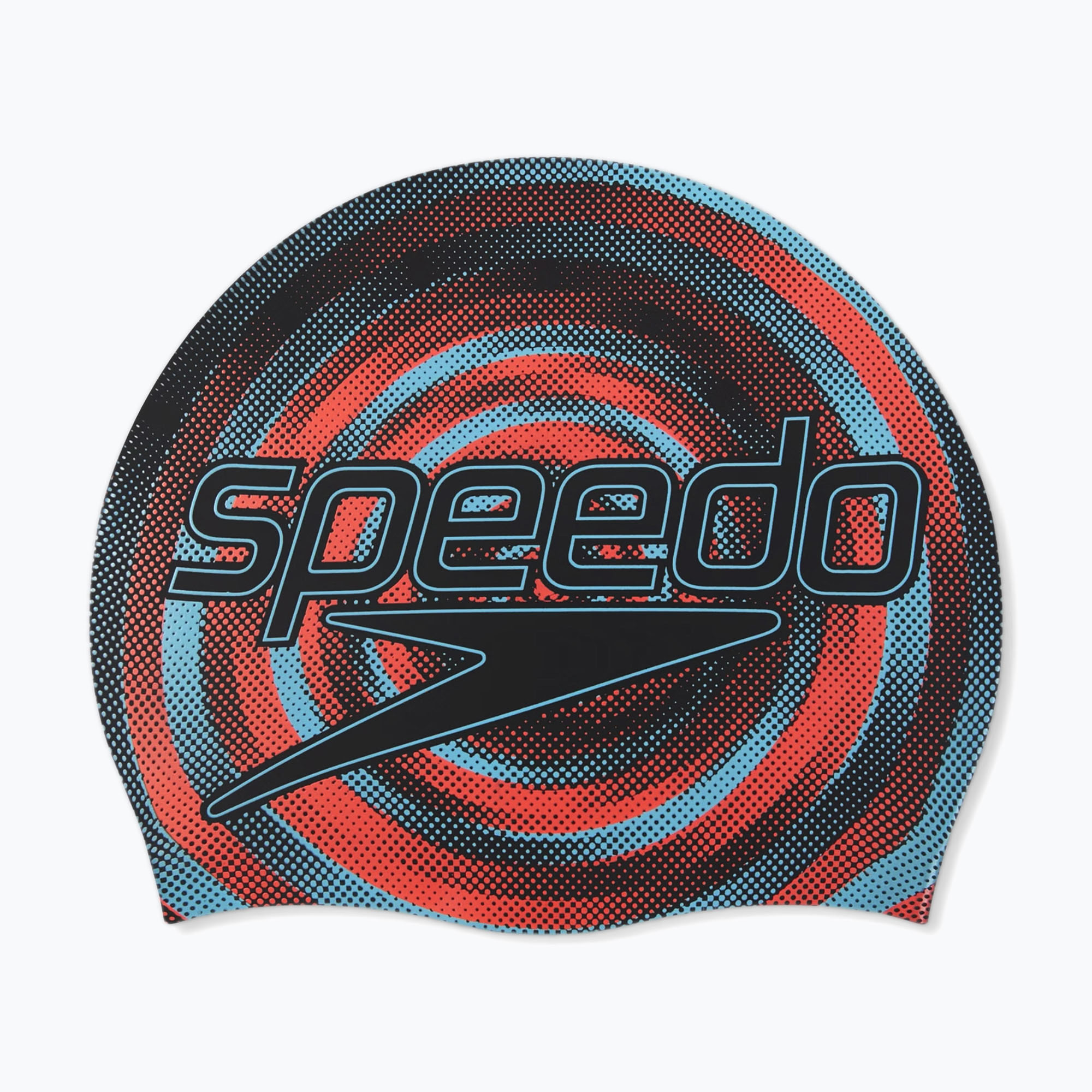 Speedo Cuffia da nuoto in silicone stampato per bambini nero/bluicton/rosso sirena