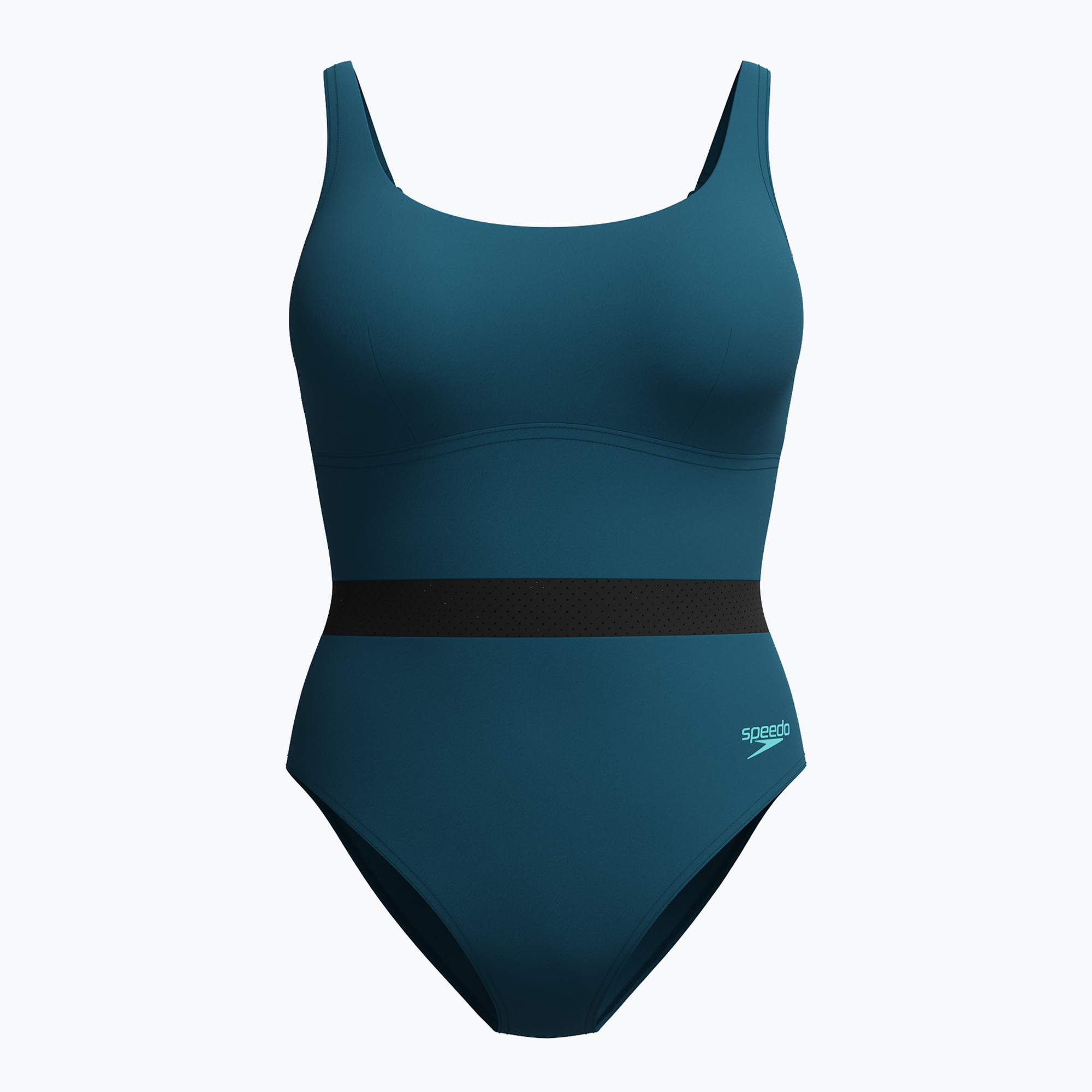 Speedo Shaping LuniaGlow Costume intero donna verde scuro (40) (Shaping LuniaGlow One Piece 8-00340416009)
