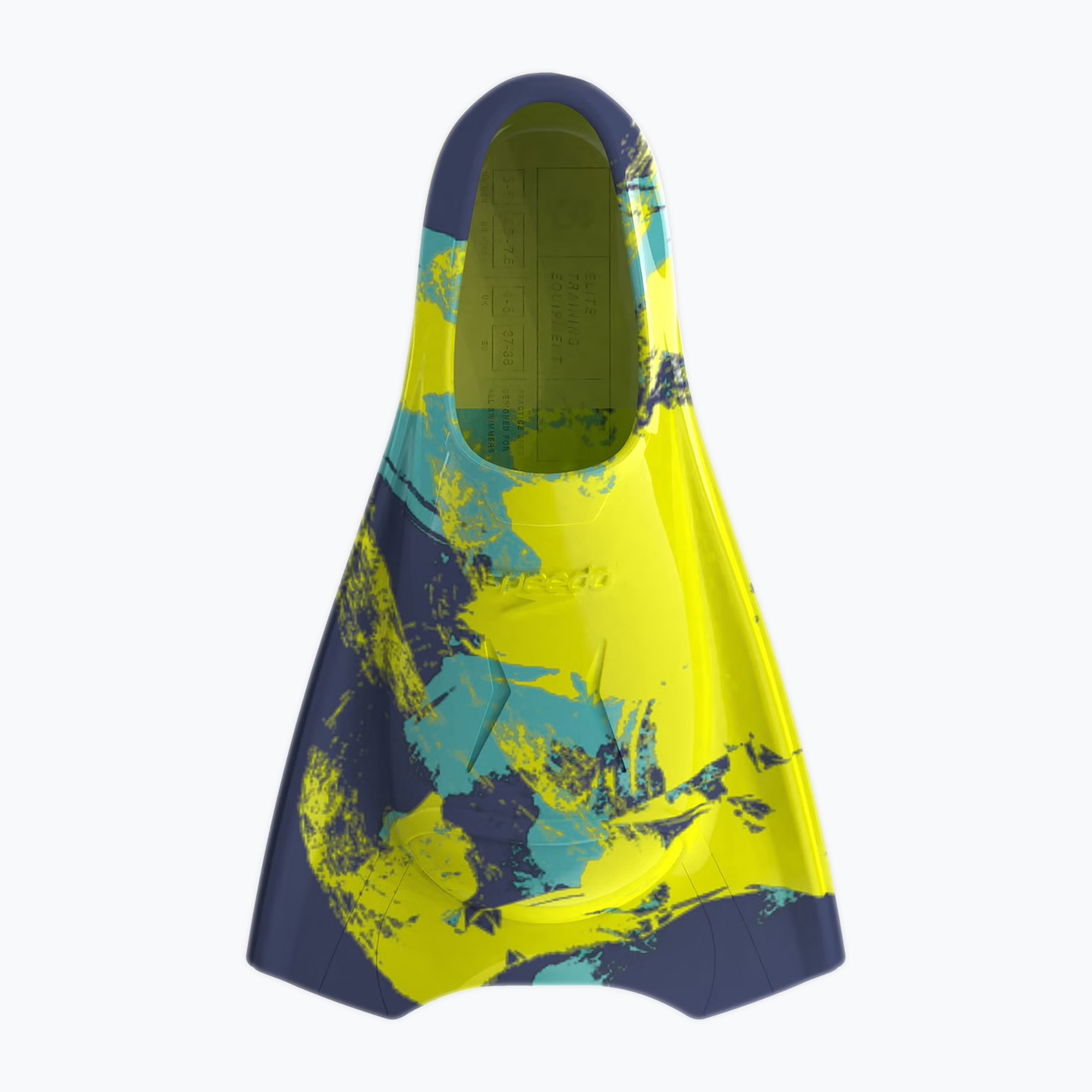 Pinne da nuoto Speedo Short Blade hapuna blue/hyper yellow/arctic glass
