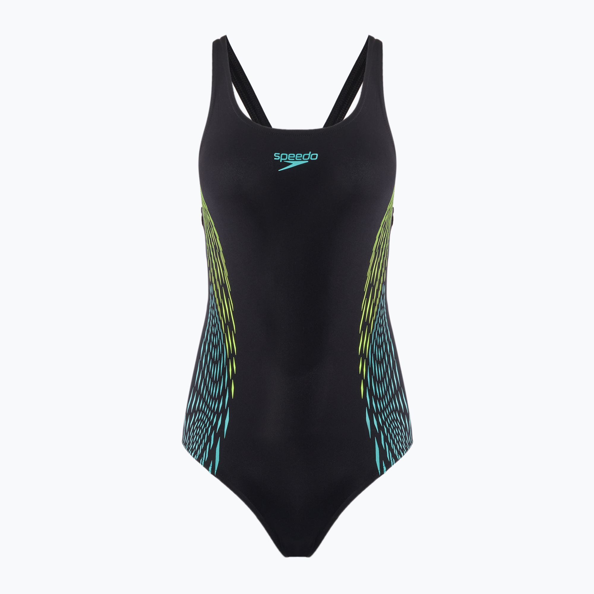 Costume intero Speedo Placement Muscleback iper giallo (38) (Placement Muscleback 8-00305817218)